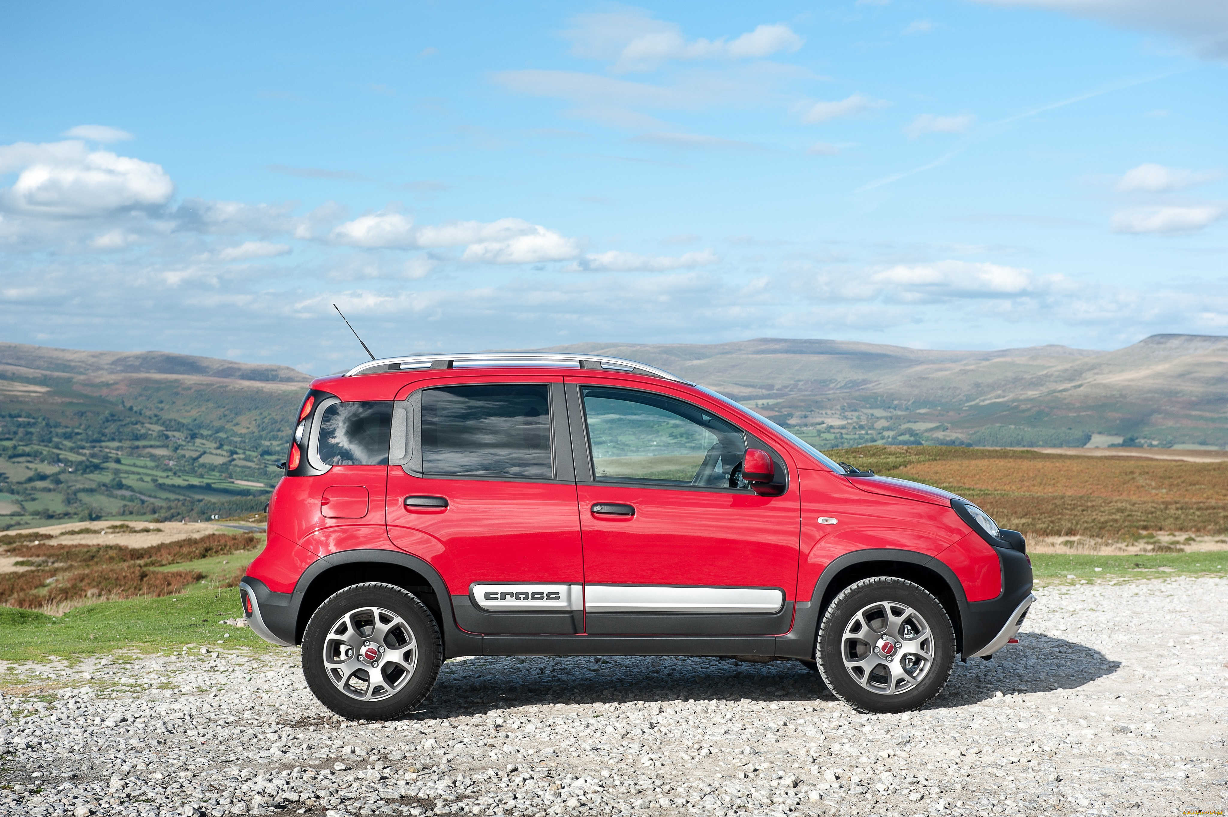 автомобили, fiat, красный, 2014г, 319, uk-spec, cross, panda