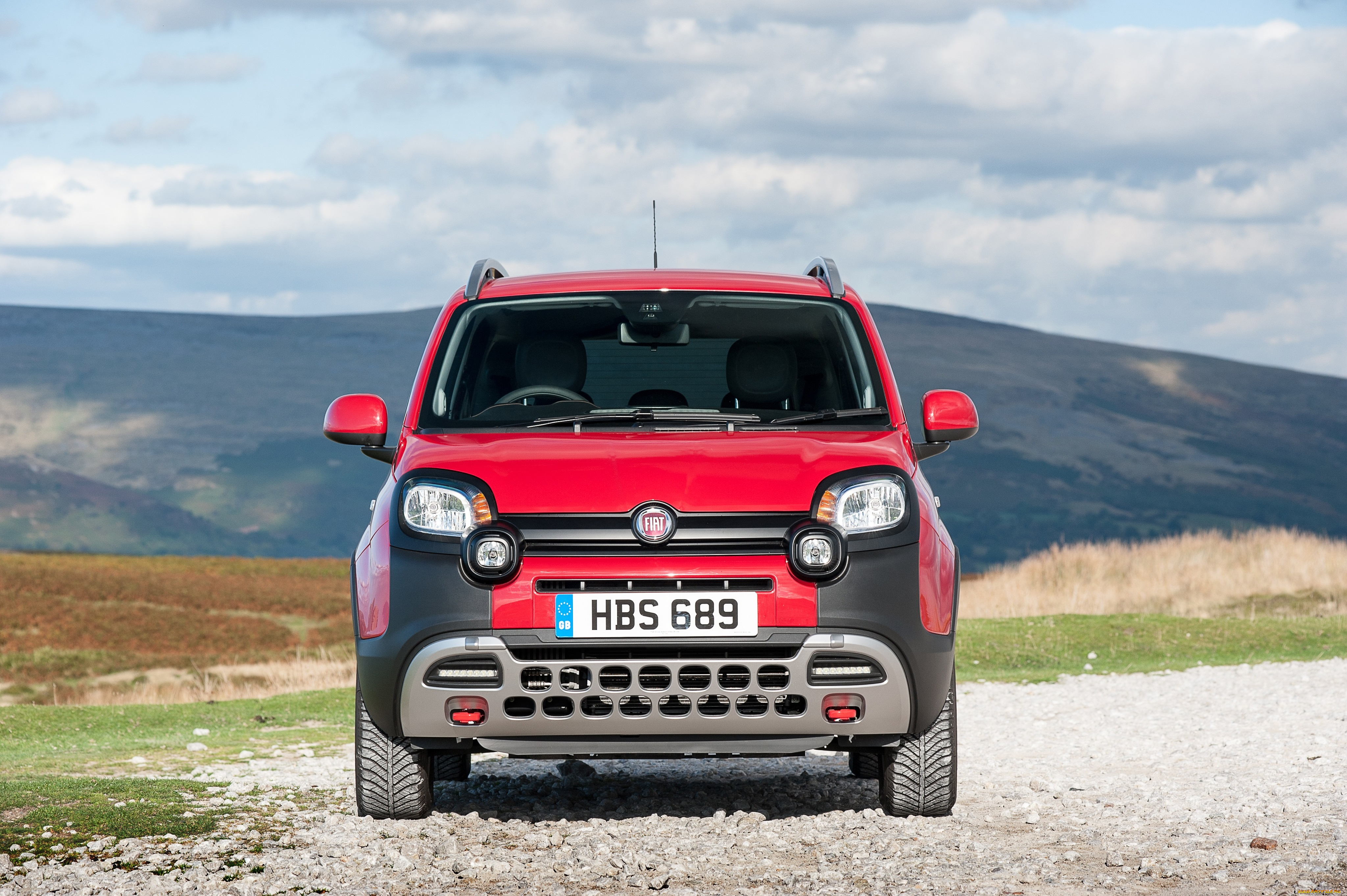 автомобили, fiat, красный, 2014г, 319, uk-spec, cross, panda