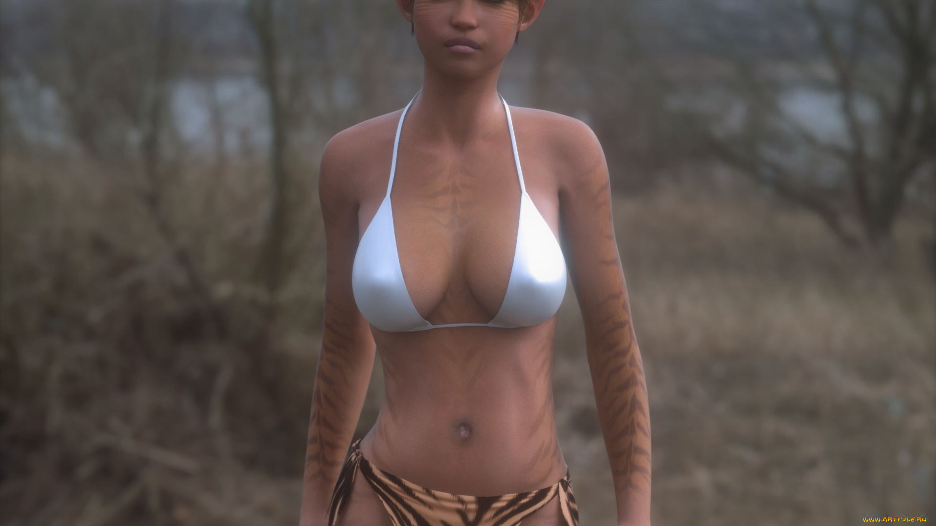 3д, графика, люди, , people, фон, взгляд, девушка