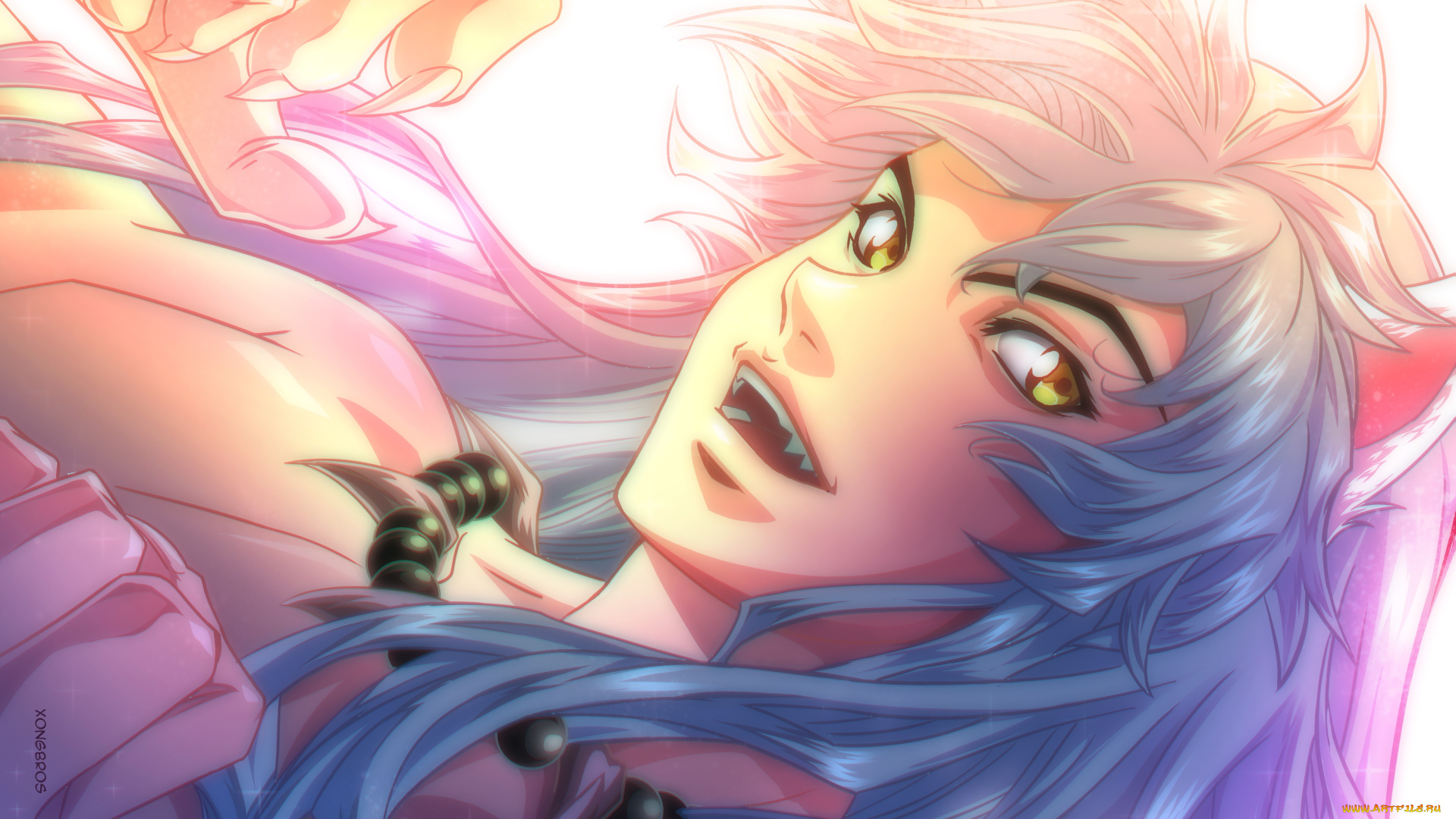 аниме, inuyasha, парень, инуяша, арт, полу-демон