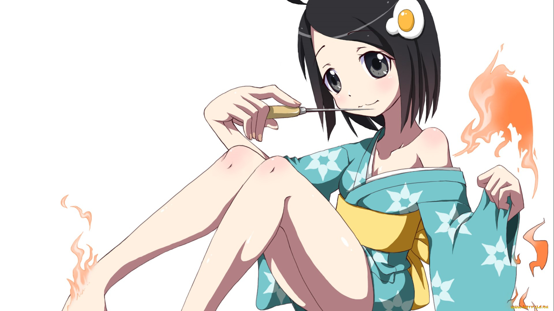 аниме, unknown, , другое, фон, взгляд, девушка