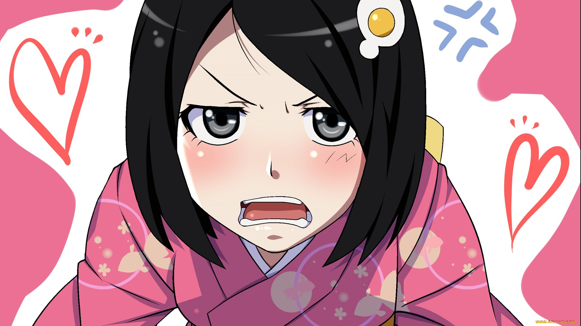 аниме, unknown, , другое, взгляд, фон, девушка