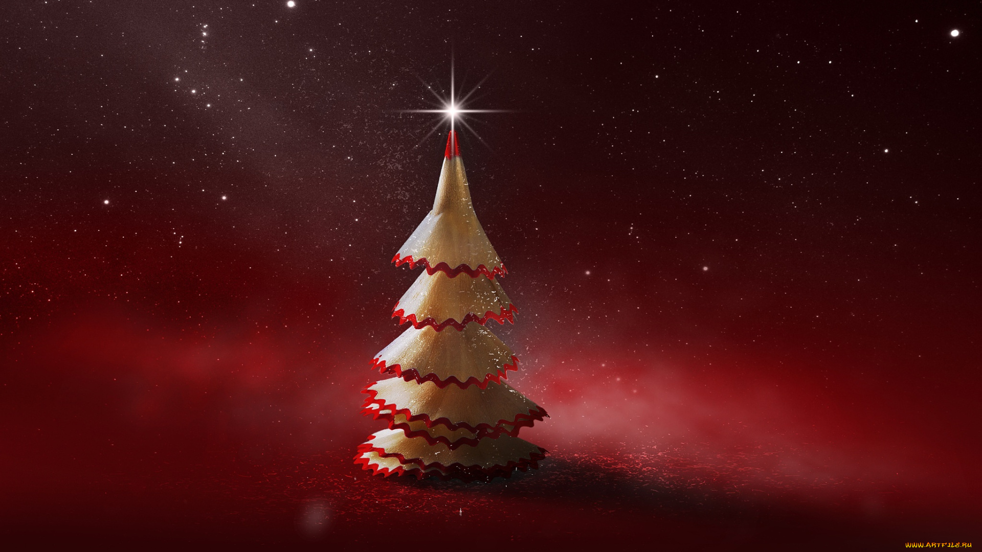 праздничные, Ёлки, merry, креатив, карандаш, new, year, новый, год, xmas, christmas, рождество, елка, 2016