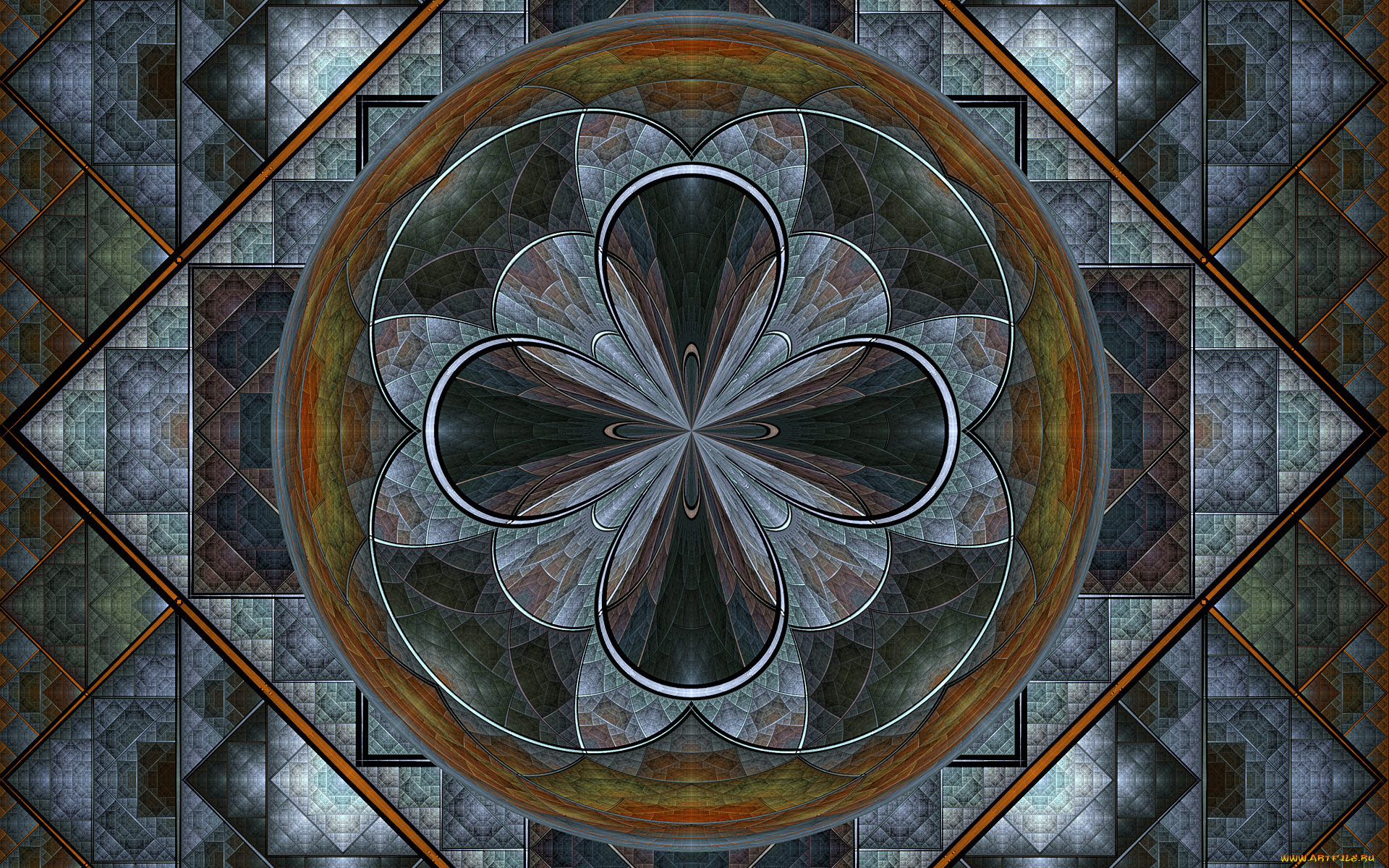 3д, графика, фракталы, , fractal, цвета, фон, узор