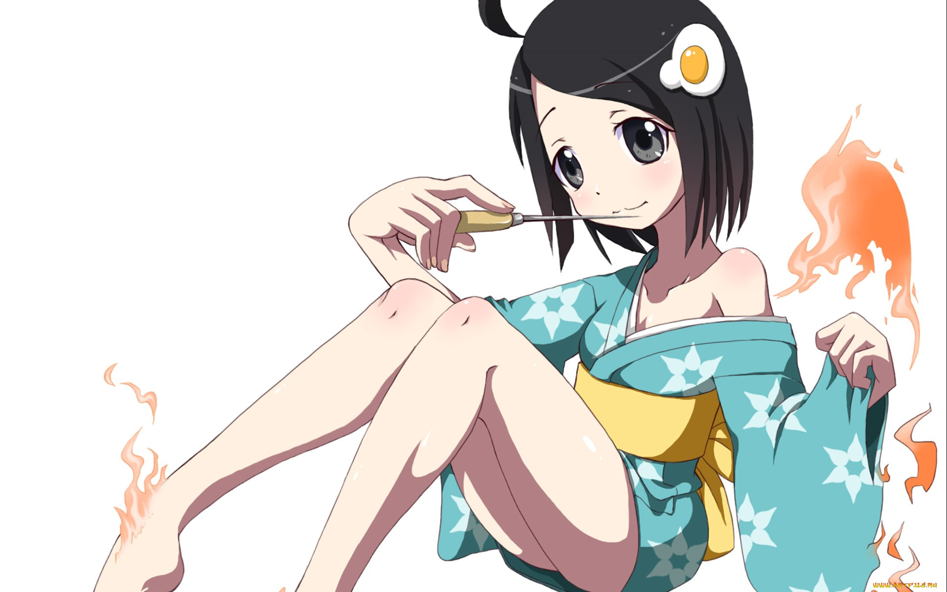 аниме, unknown, , другое, фон, взгляд, девушка