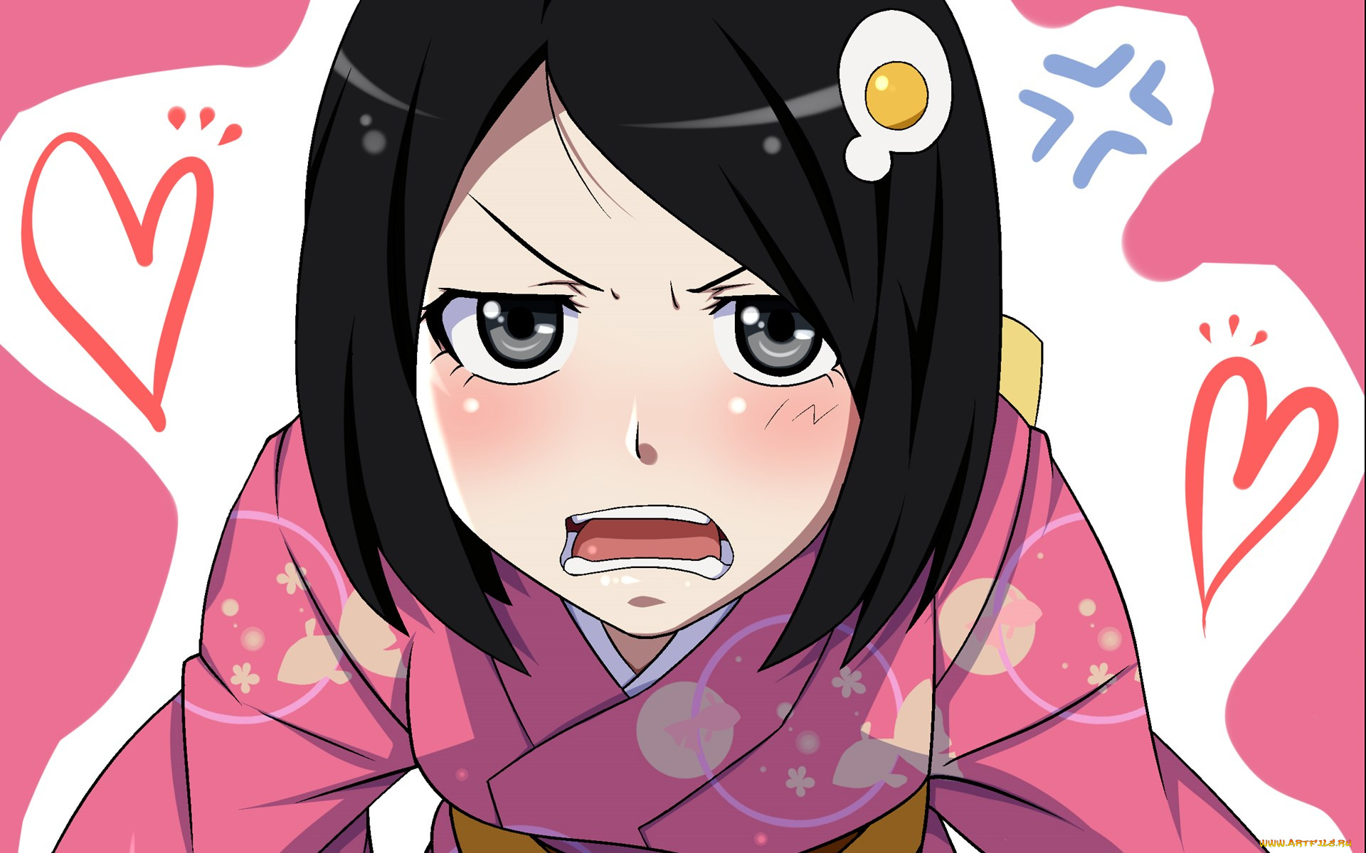 аниме, unknown, , другое, взгляд, фон, девушка