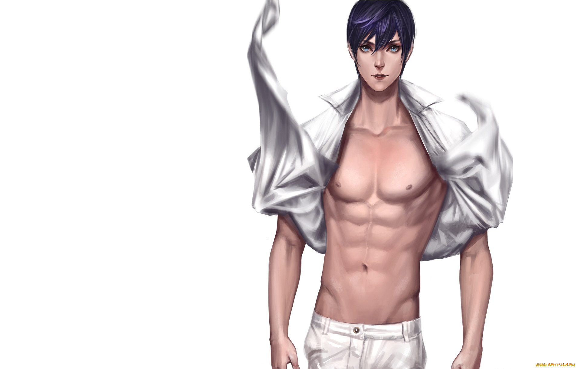 разное, арты, арт, парень, фон