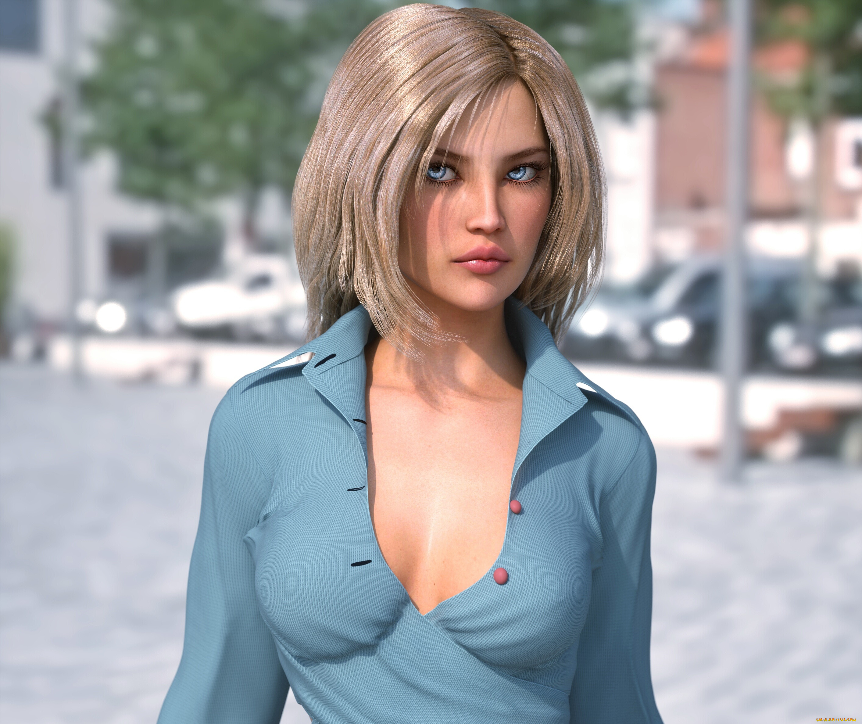 3д, графика, люди, , people, девушка, фон, взгляд