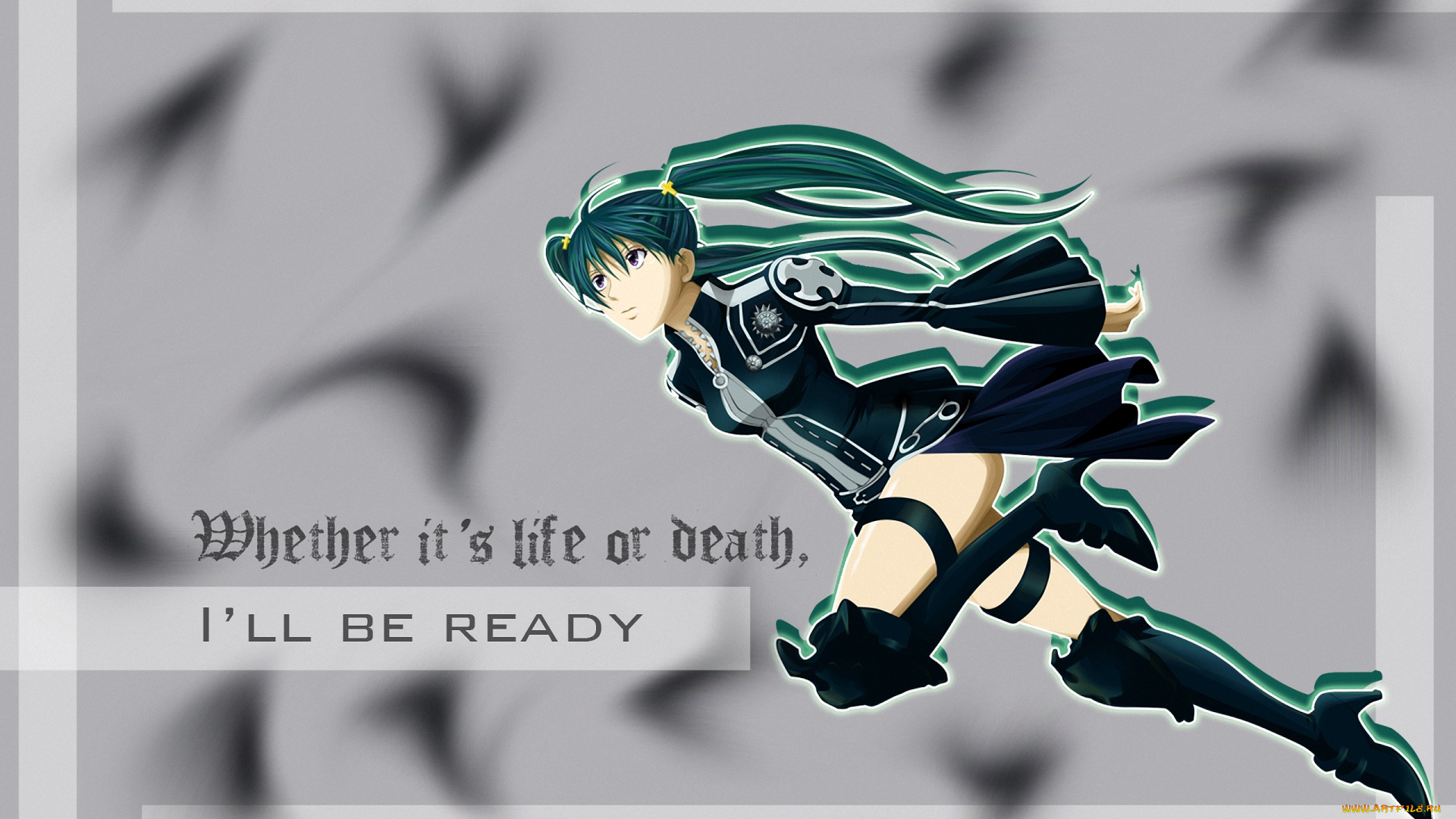 аниме, , gray-man, экзорцист, lenalee, сапоги, девушка, воин