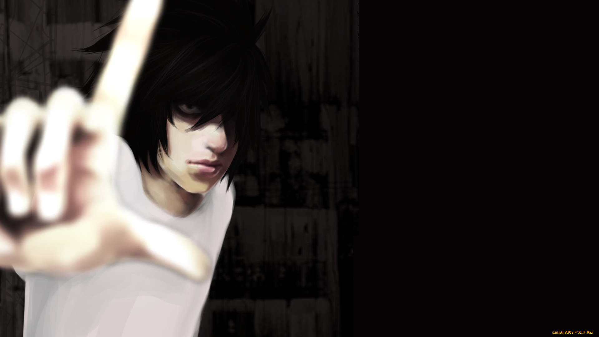 аниме, death, note, l-lawliet