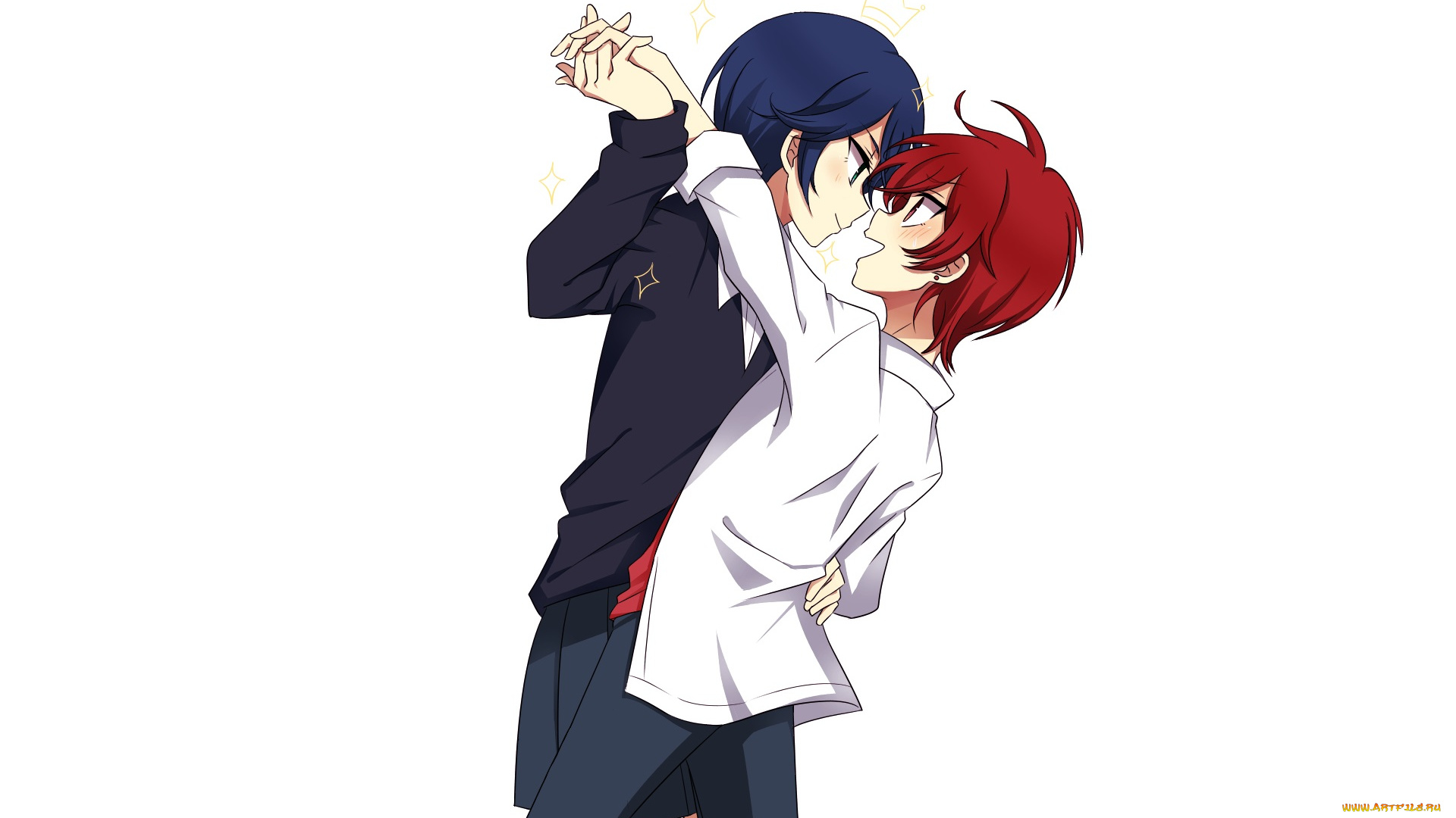 аниме, gekkan, shoujo, nozaki-kun, девушка, парень