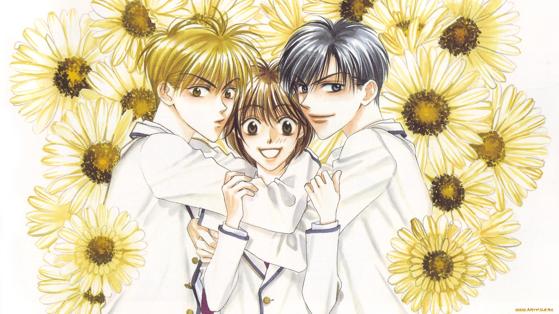 аниме, hanakimi, парни