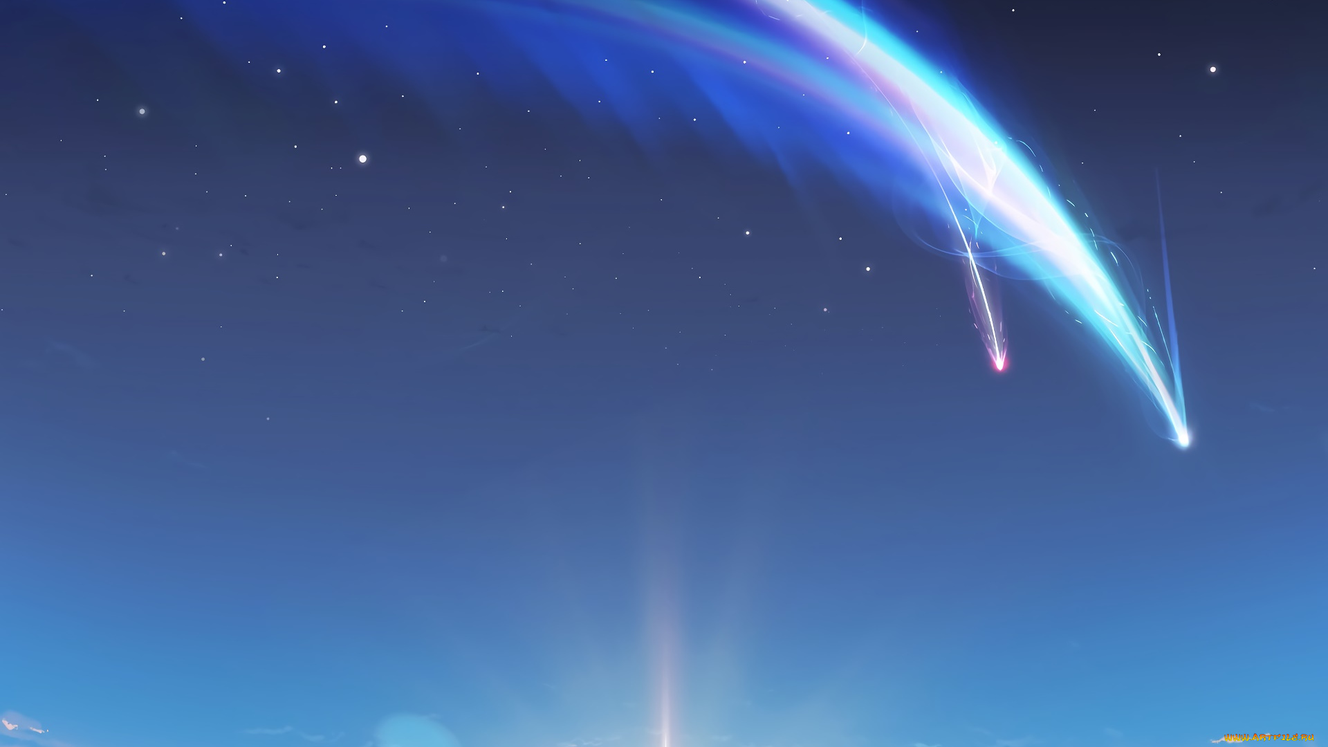 аниме, kimi, no, na, wa, комета