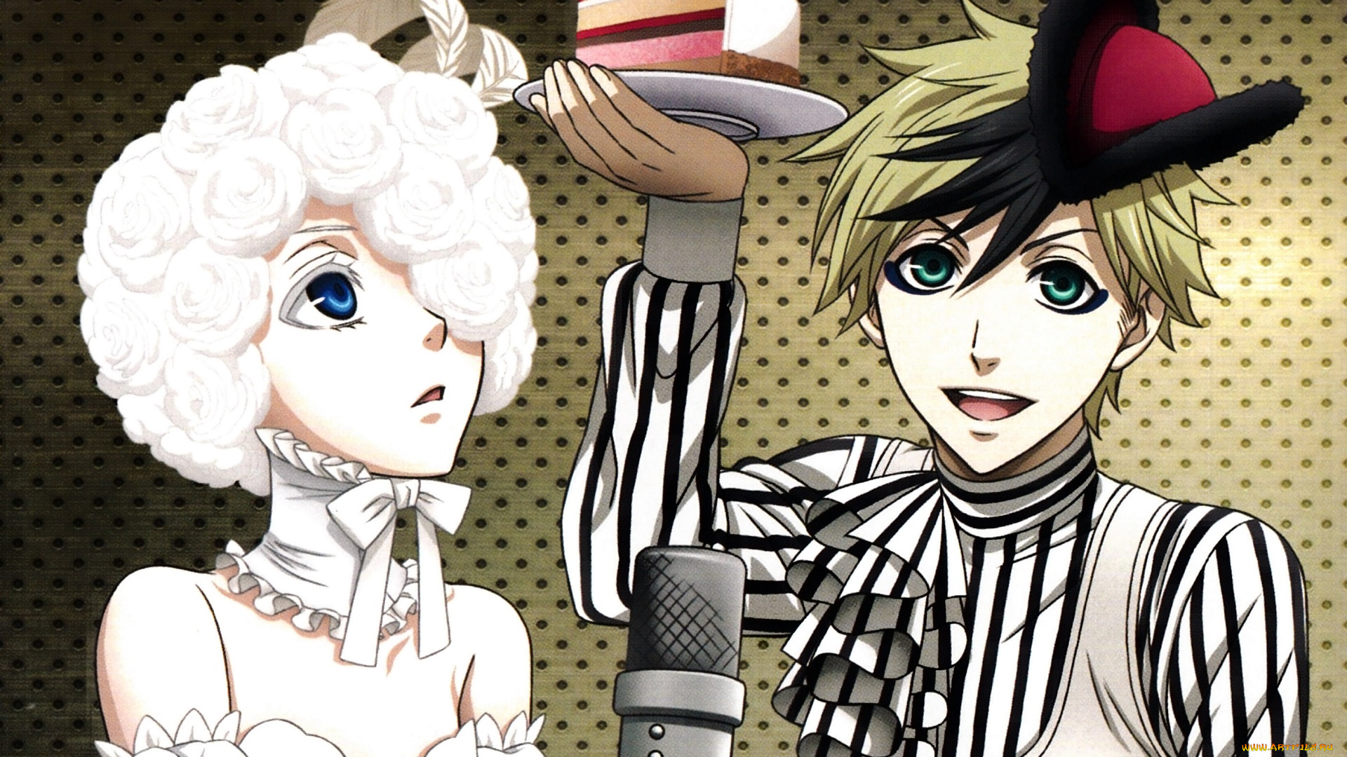 аниме, kuroshitsuji, книга, цирка