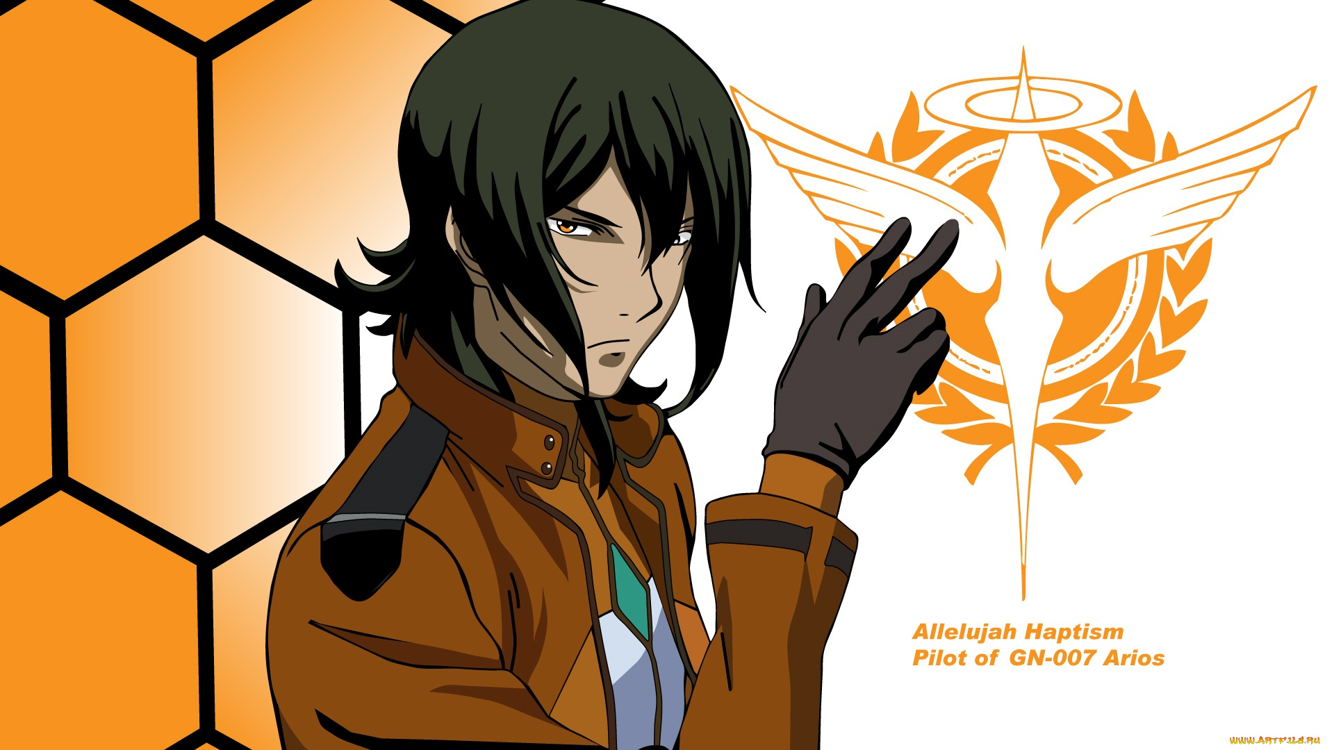 аниме, mobile, suit, gundam, парень, взгляд, фон