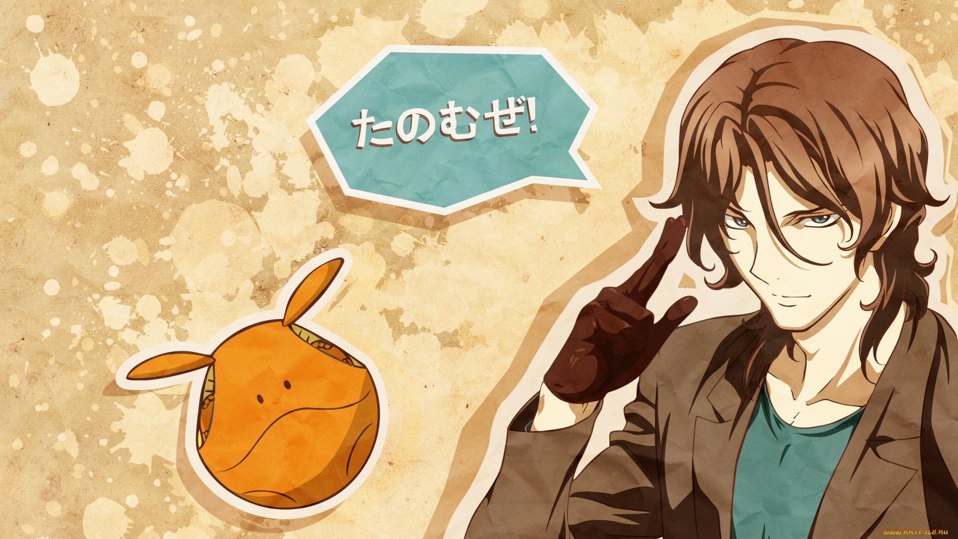 аниме, mobile, suit, gundam, парень, взгляд, фон