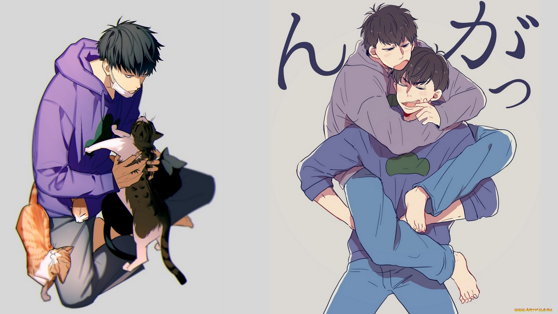 аниме, osomatsu-san, осоматсу-сан