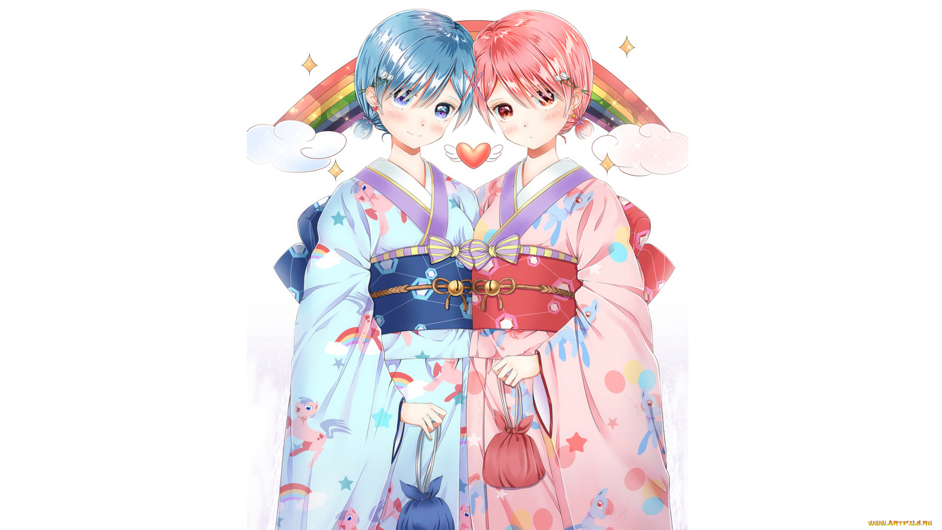 аниме, re, , zero, kara, hajimeru, isekai, seikatsu, девушки, взгляд, фон