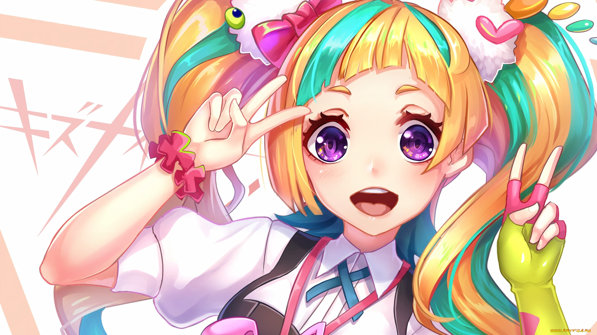 kiznaiver, аниме, девушка, фон, взгляд