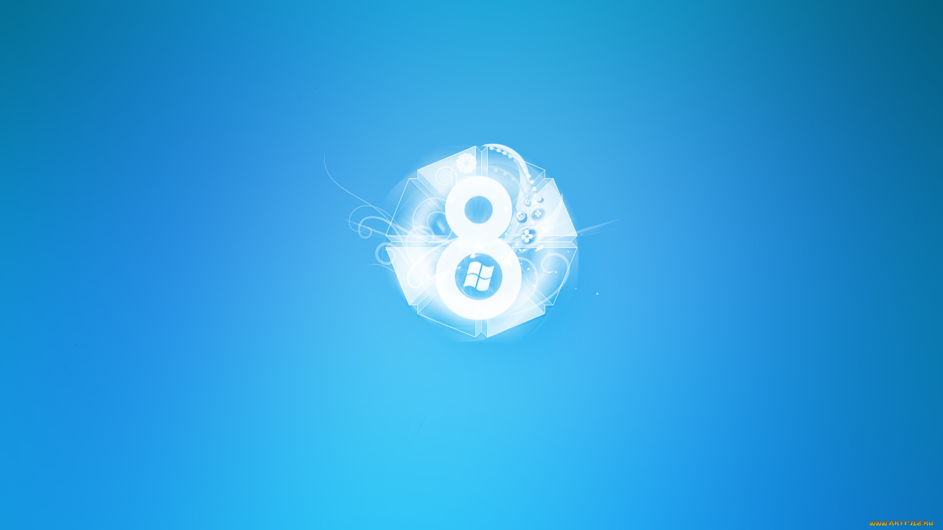 компьютеры, windows, 8, логотип, фон