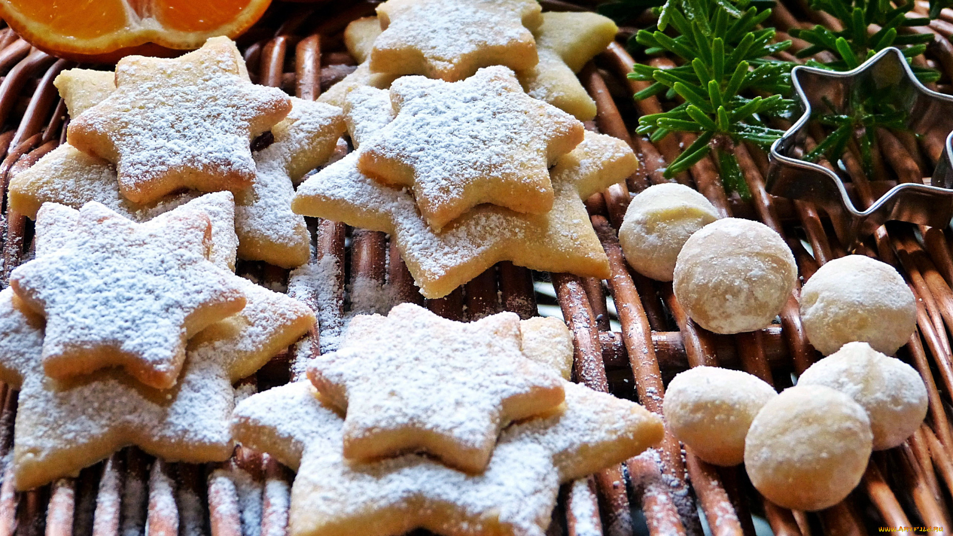 праздничные, угощения, печенье, новогоднее