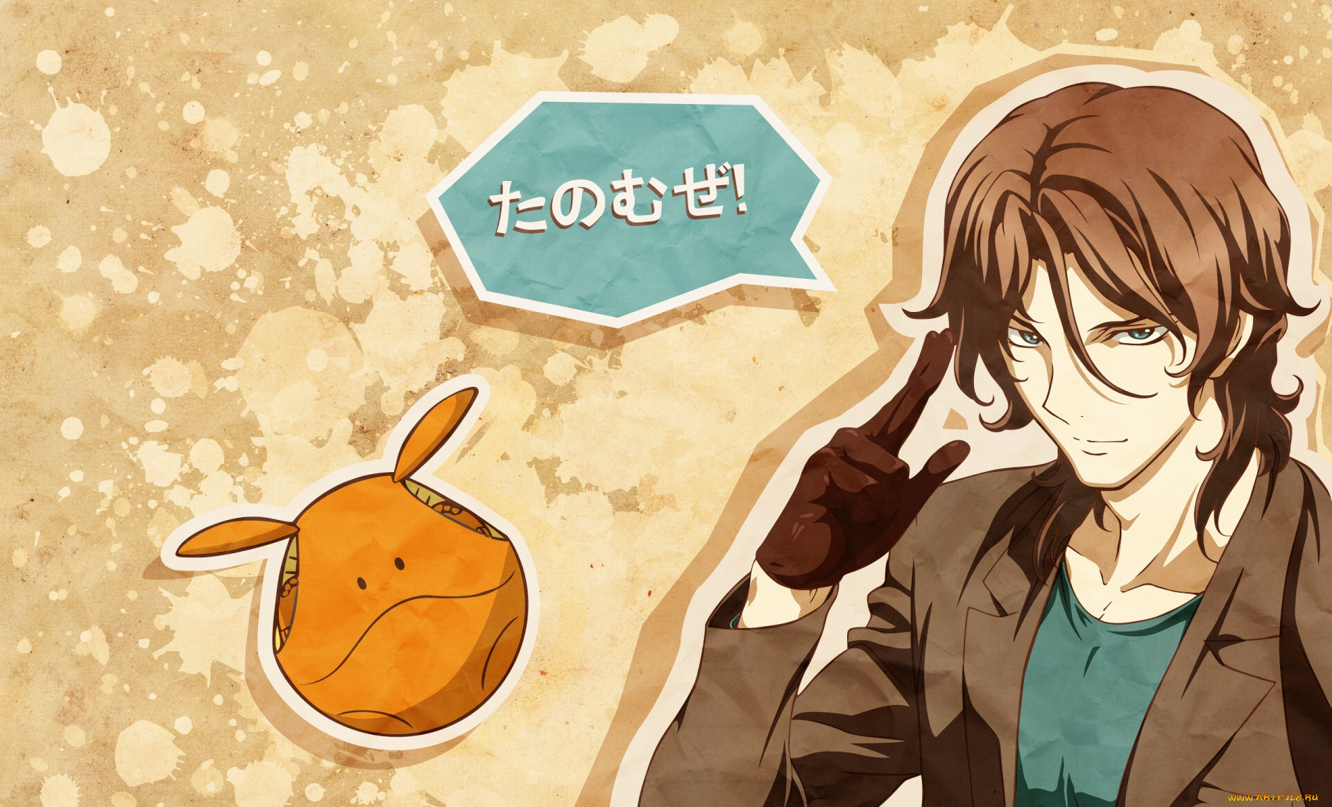 аниме, mobile, suit, gundam, парень, взгляд, фон