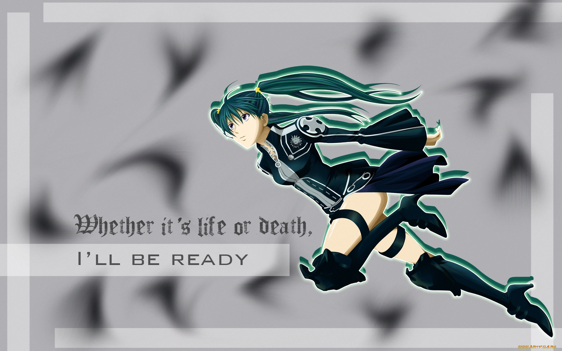 аниме, , gray-man, экзорцист, lenalee, сапоги, девушка, воин