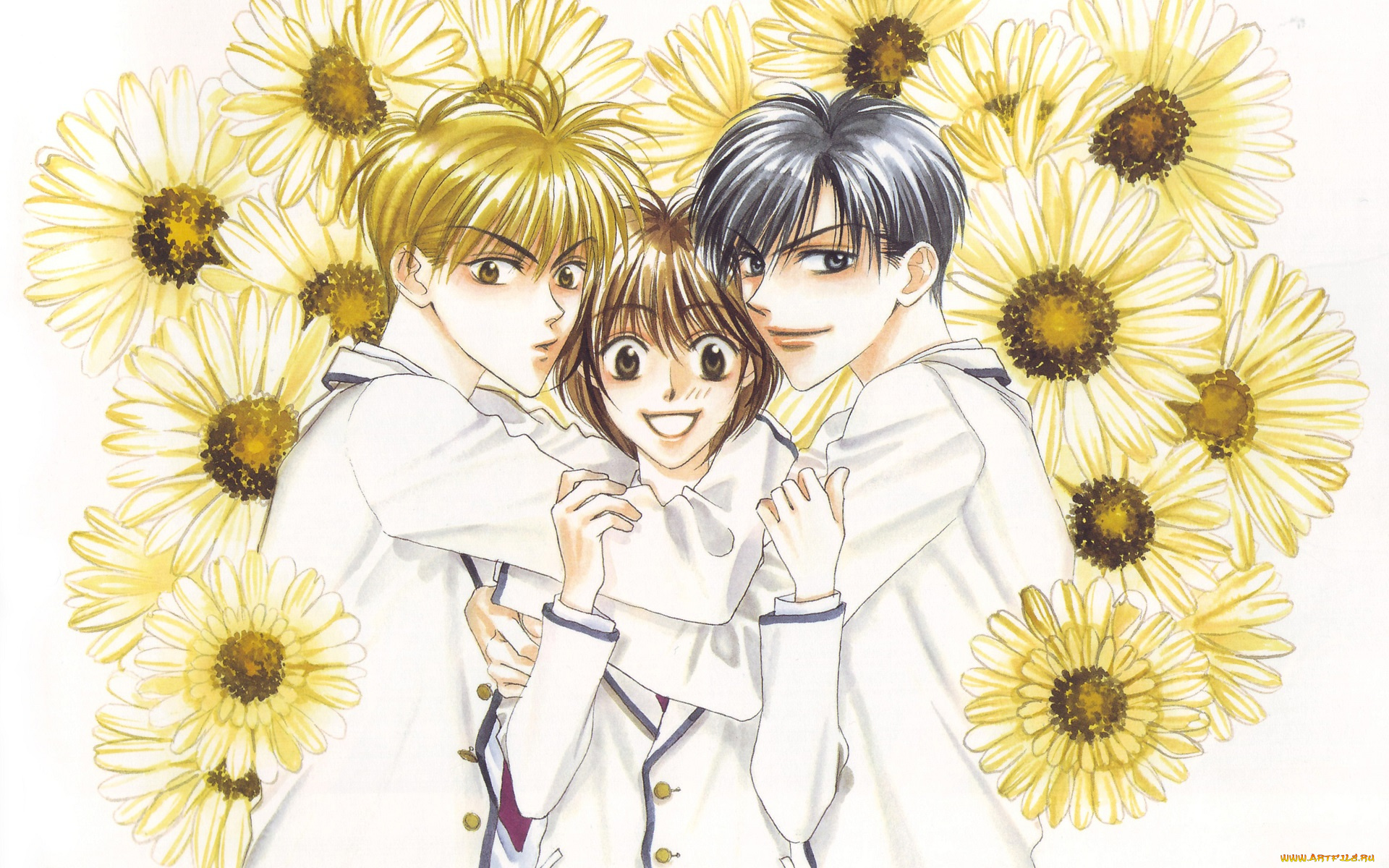 аниме, hanakimi, парни