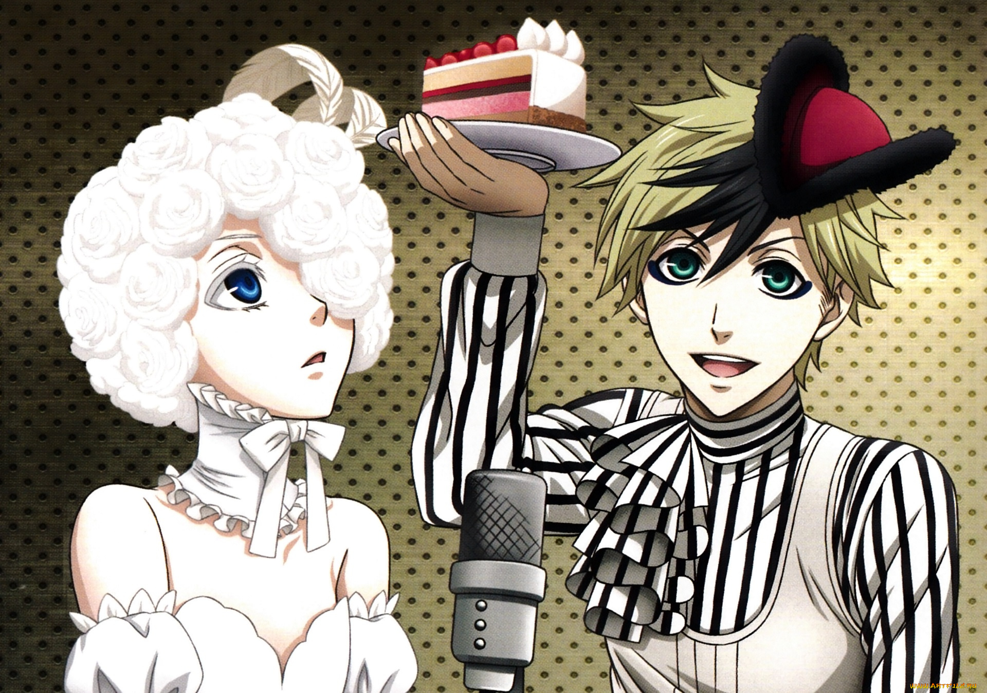 аниме, kuroshitsuji, книга, цирка