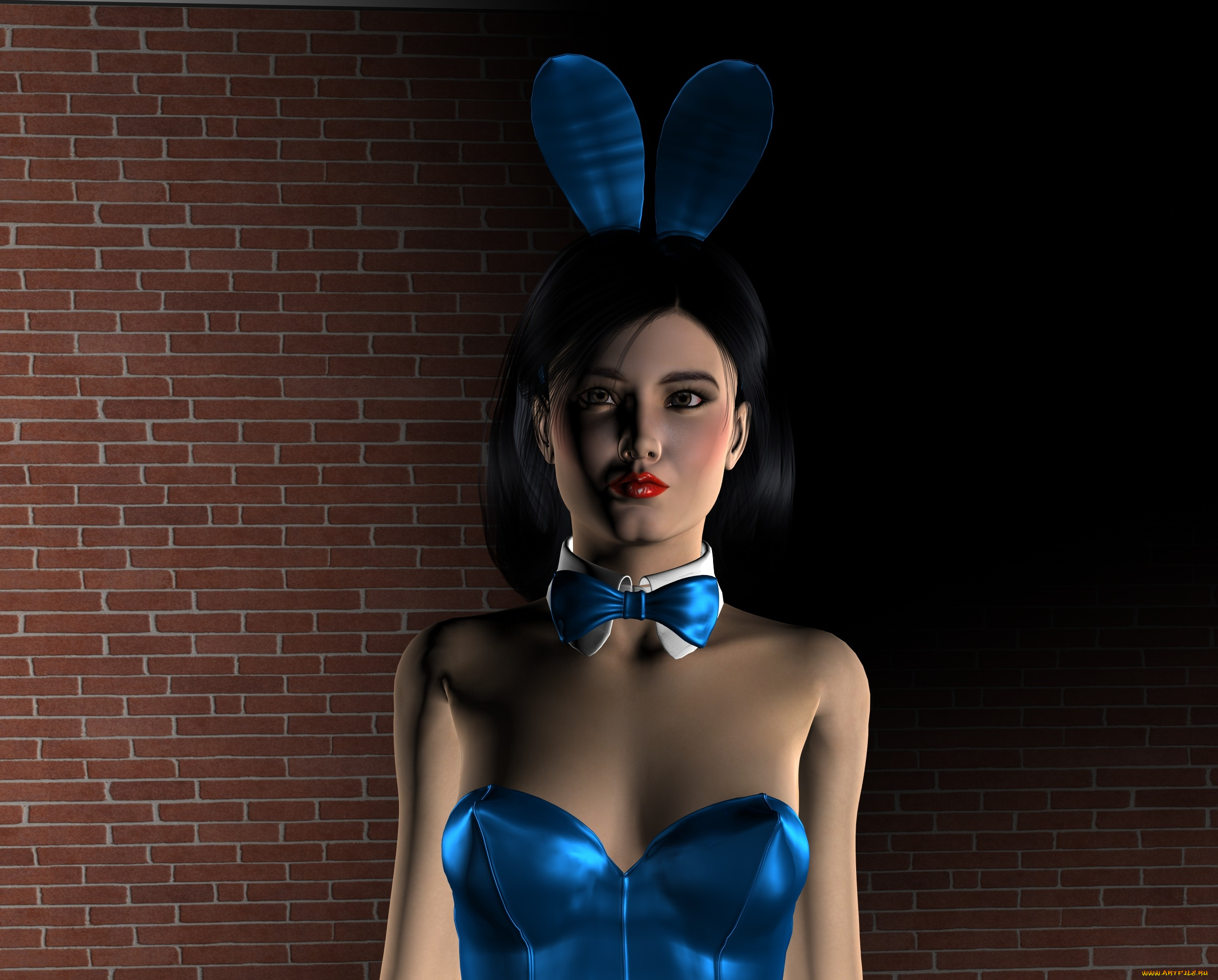 3д, графика, люди, , people, девушка, взгляд, фон