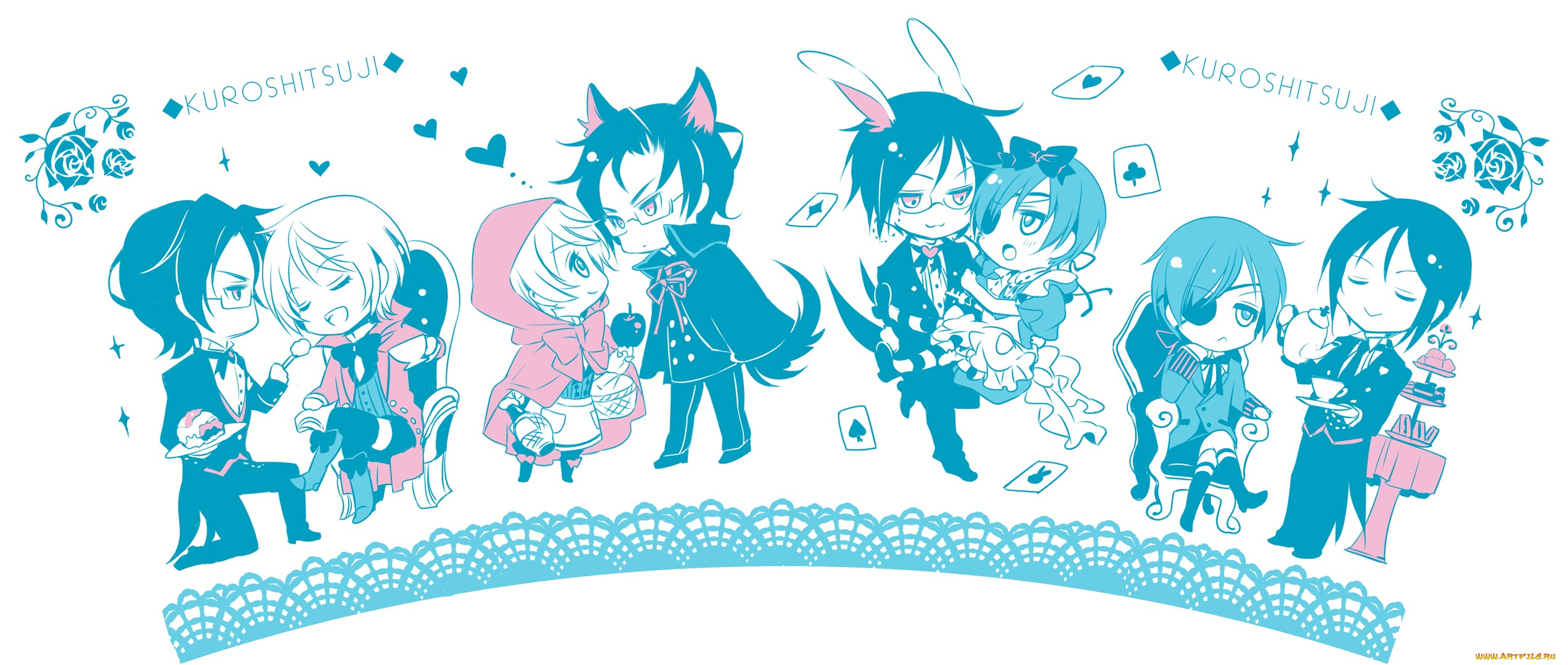 аниме, kuroshitsuji, тёмный, дворецкий