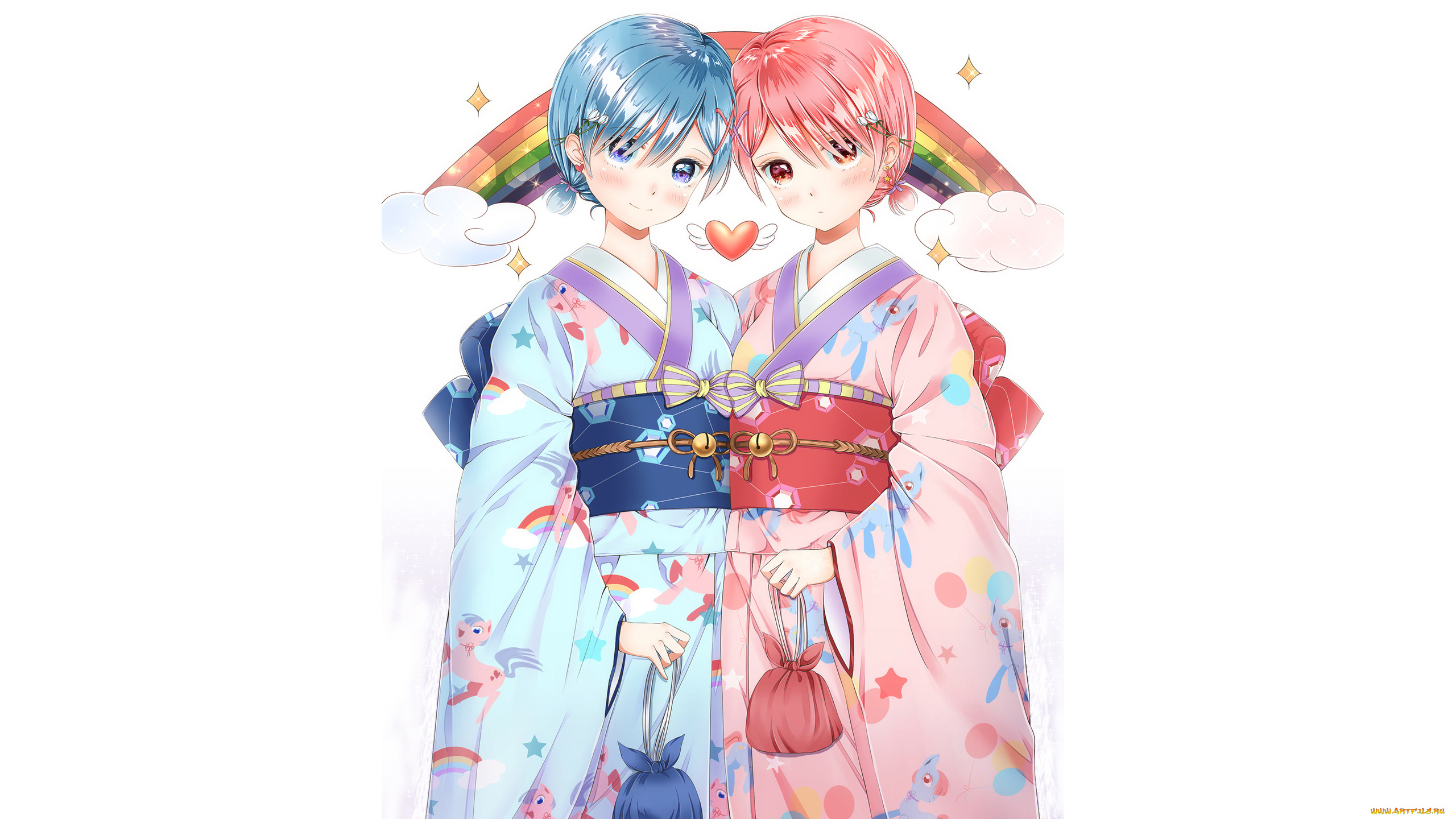 аниме, re, , zero, kara, hajimeru, isekai, seikatsu, девушки, взгляд, фон