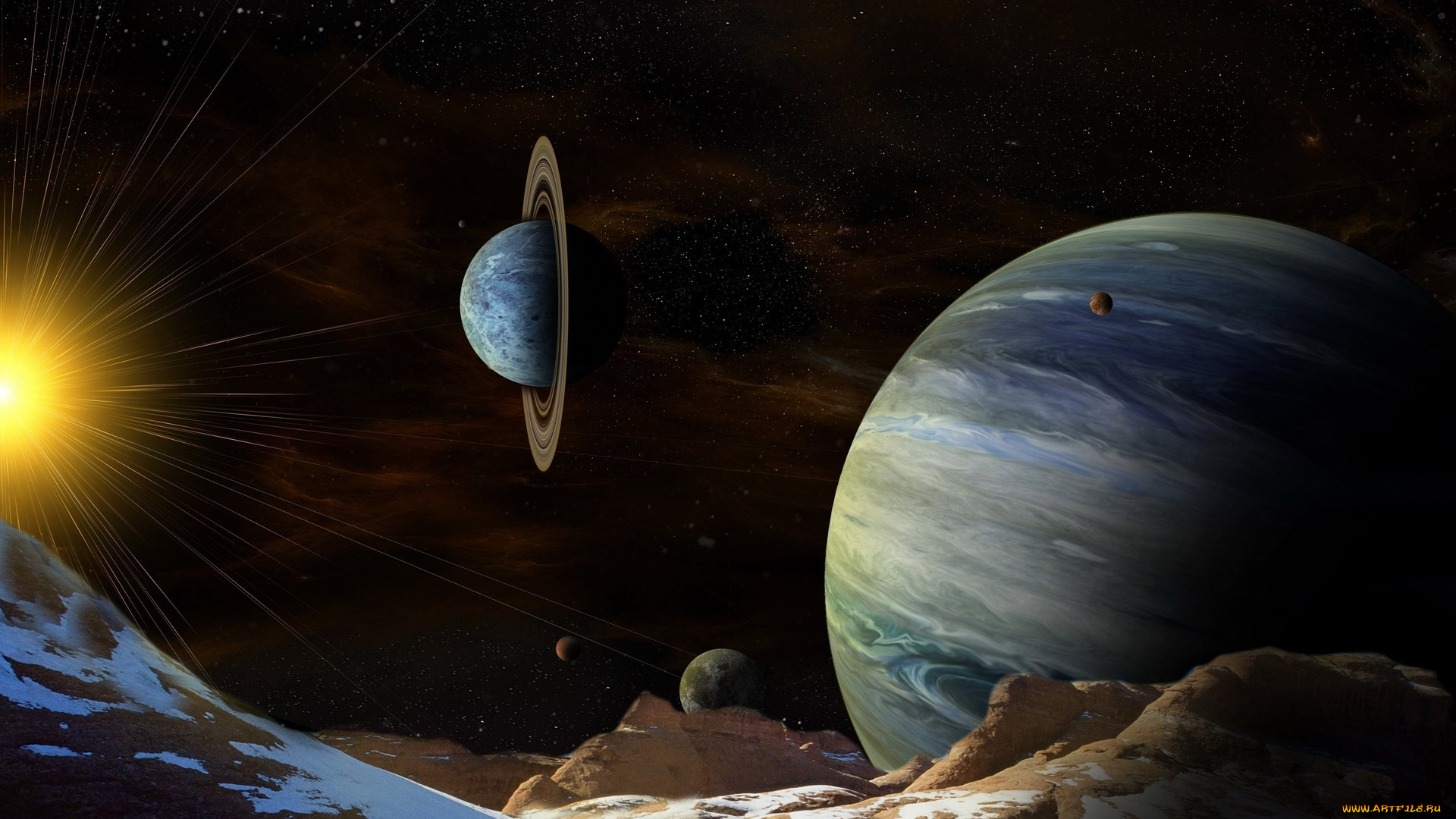 3д, графика, атмосфера, настроение, , atmosphere, , , mood, , галактика, звезды, вселенная, планеты