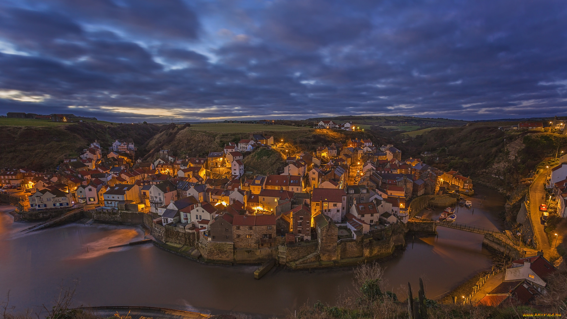 города, -, панорамы, простор