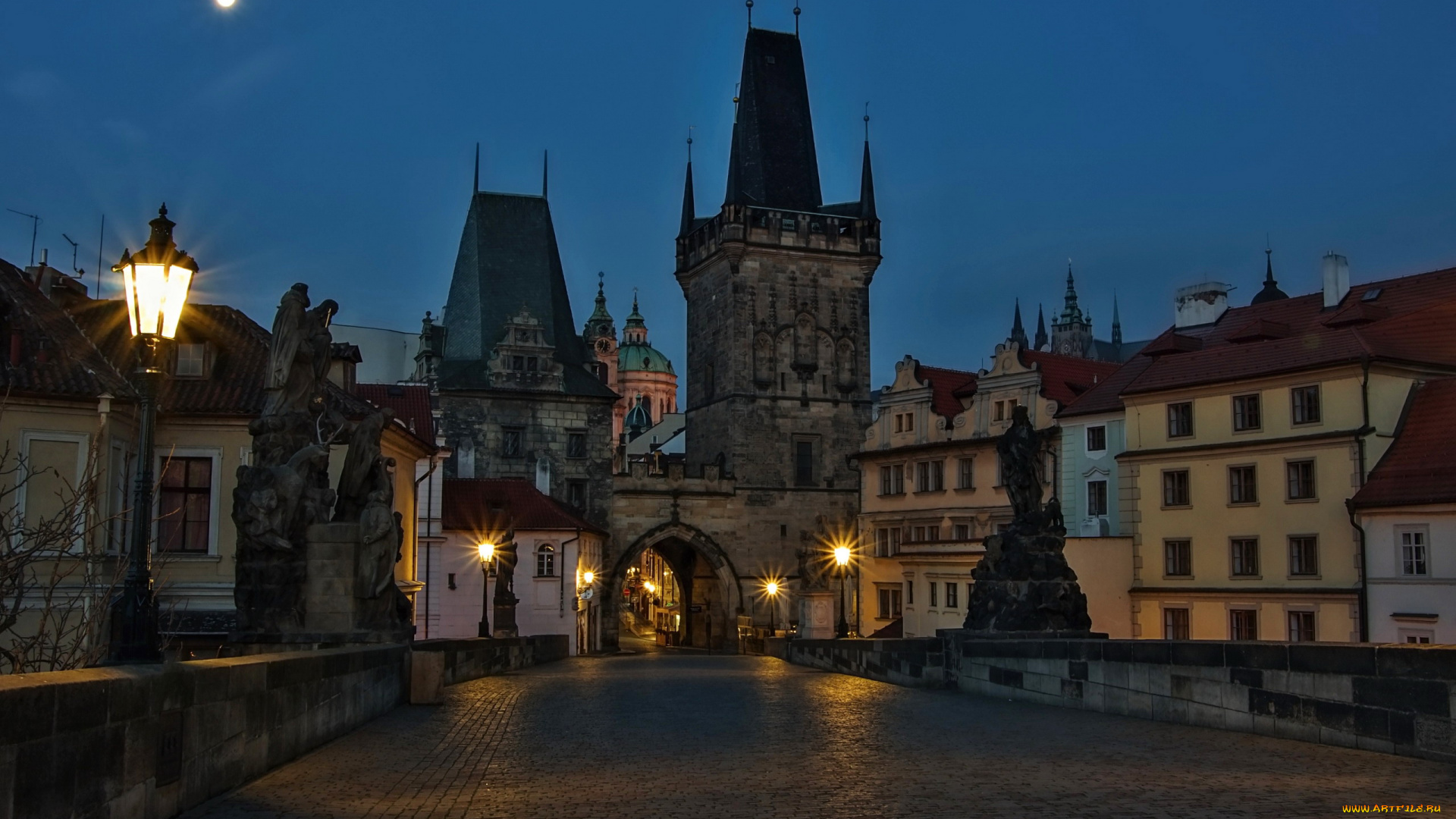 города, прага, , Чехия, charles, bridge