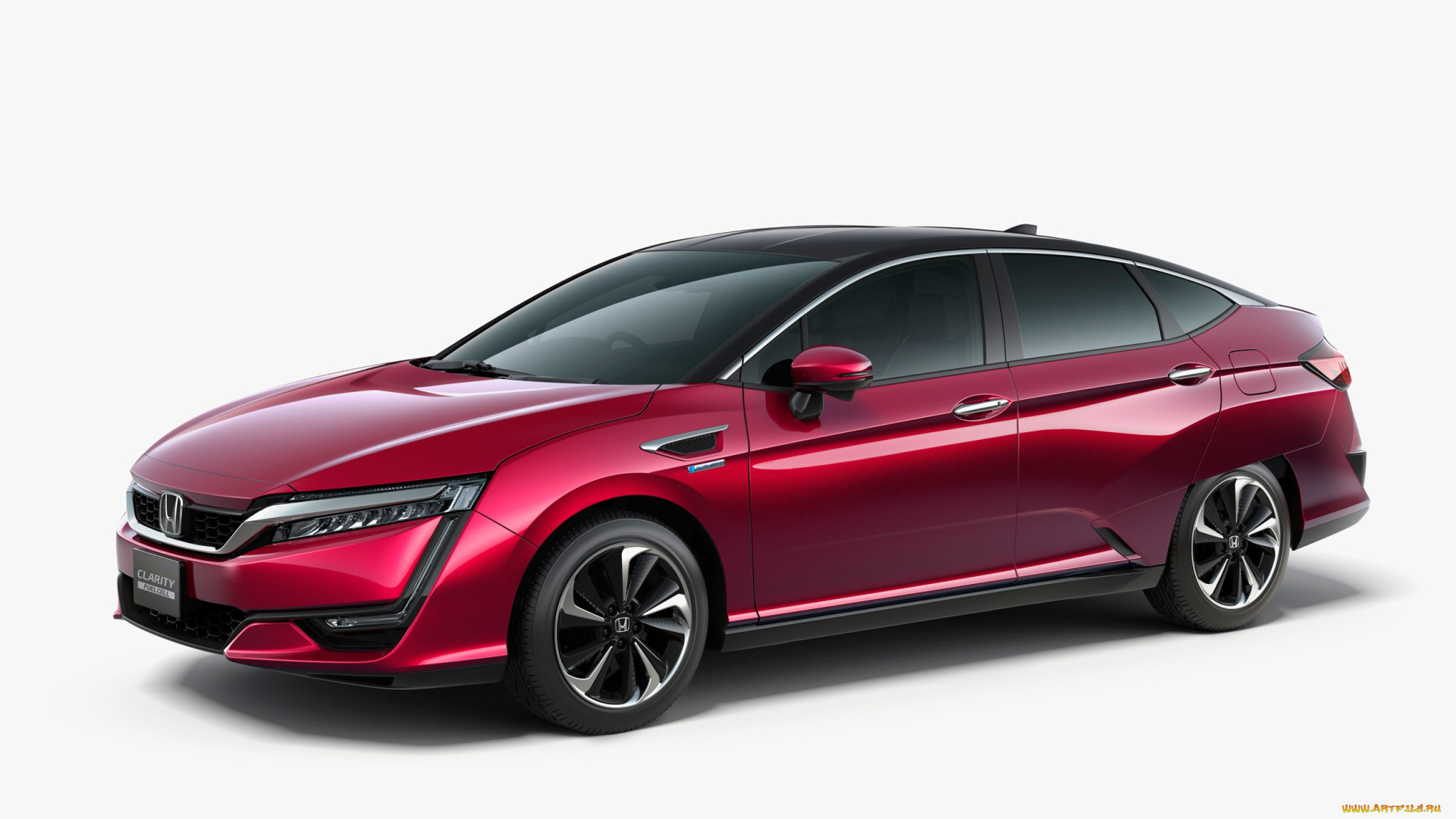 honda, fcx, clarity, 2010, автомобили, honda, 2010, clarity, fcx, бардовая, вишнёвая