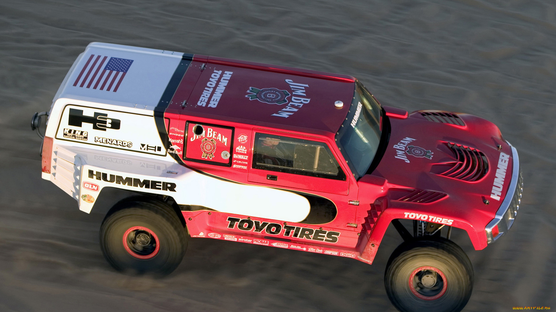 hummer, h3, race, truck, prototype, 2005, автомобили, 3д, prototype, truck, hummer, h3, race, 2005