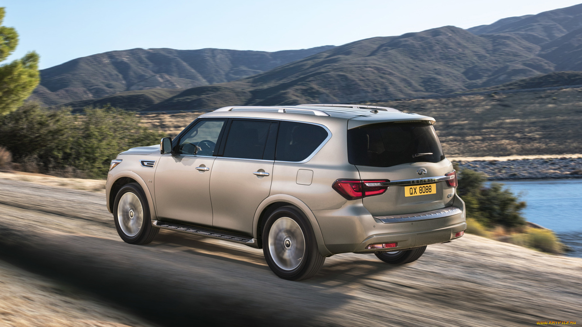 infiniti, qx80, 2018, автомобили, infiniti, qx80, 2018, внедорожник