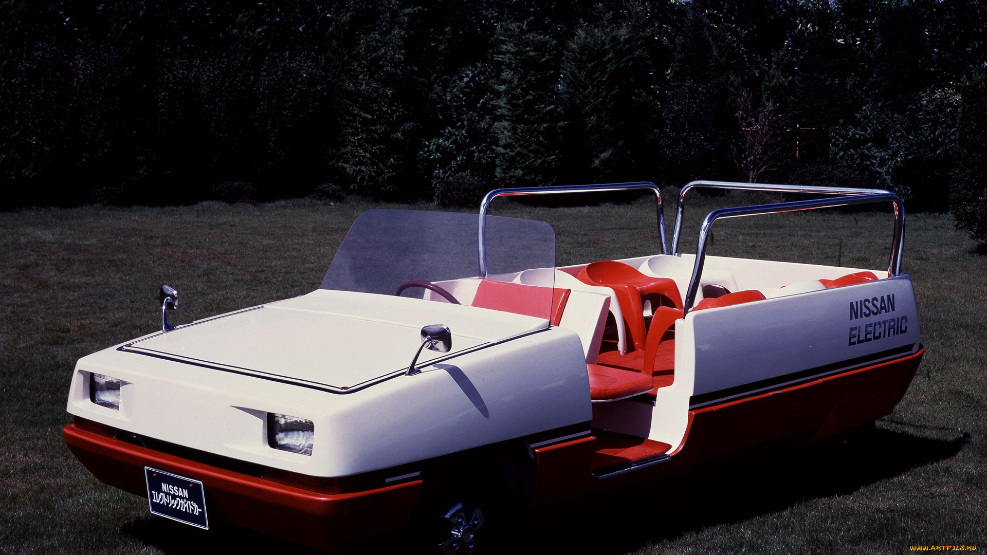 nissan, ev, guide, concept, 1977, автомобили, nissan, datsun, guide, concept, ev, 1977