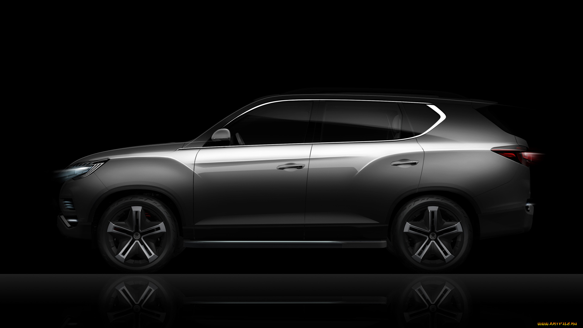 ssang, yong, liv-2, concept, 2017, автомобили, ssang, yong, серый, металлик, liv-2, ssang, yong, 2017, concept