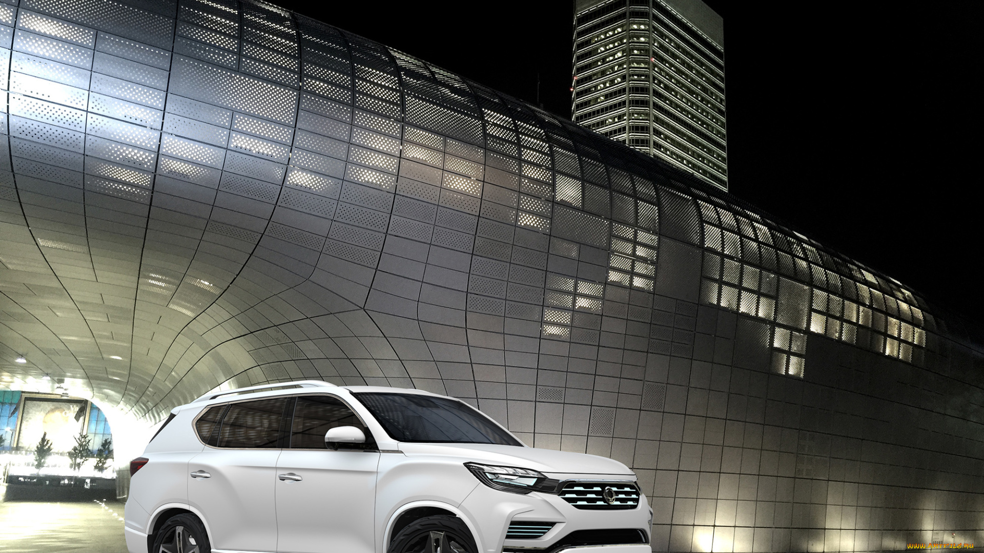 ssang, yong, liv-2, concept, 2017, автомобили, ssang, yong, ssang, yong, белый, 2017, concept, liv-2