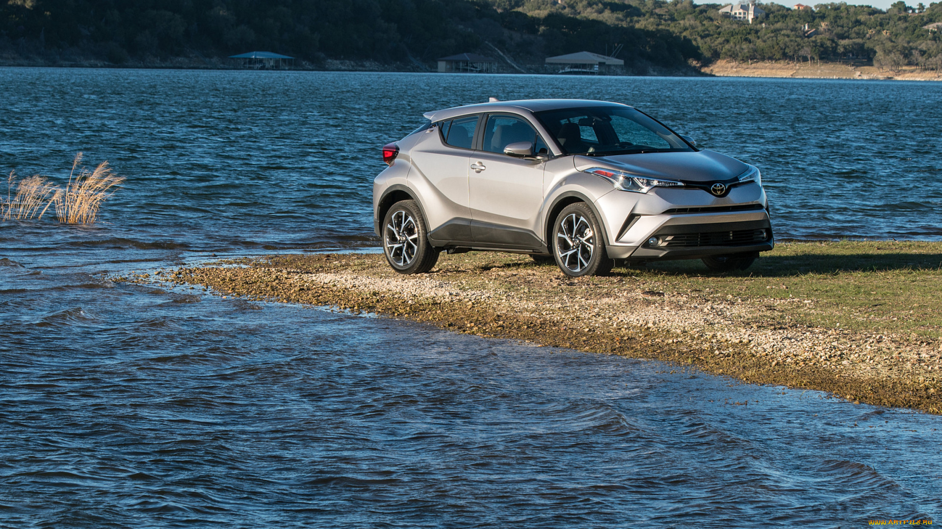 toyota, c-hr, 2018, автомобили, toyota, c-hr, 2018, серый, металлик