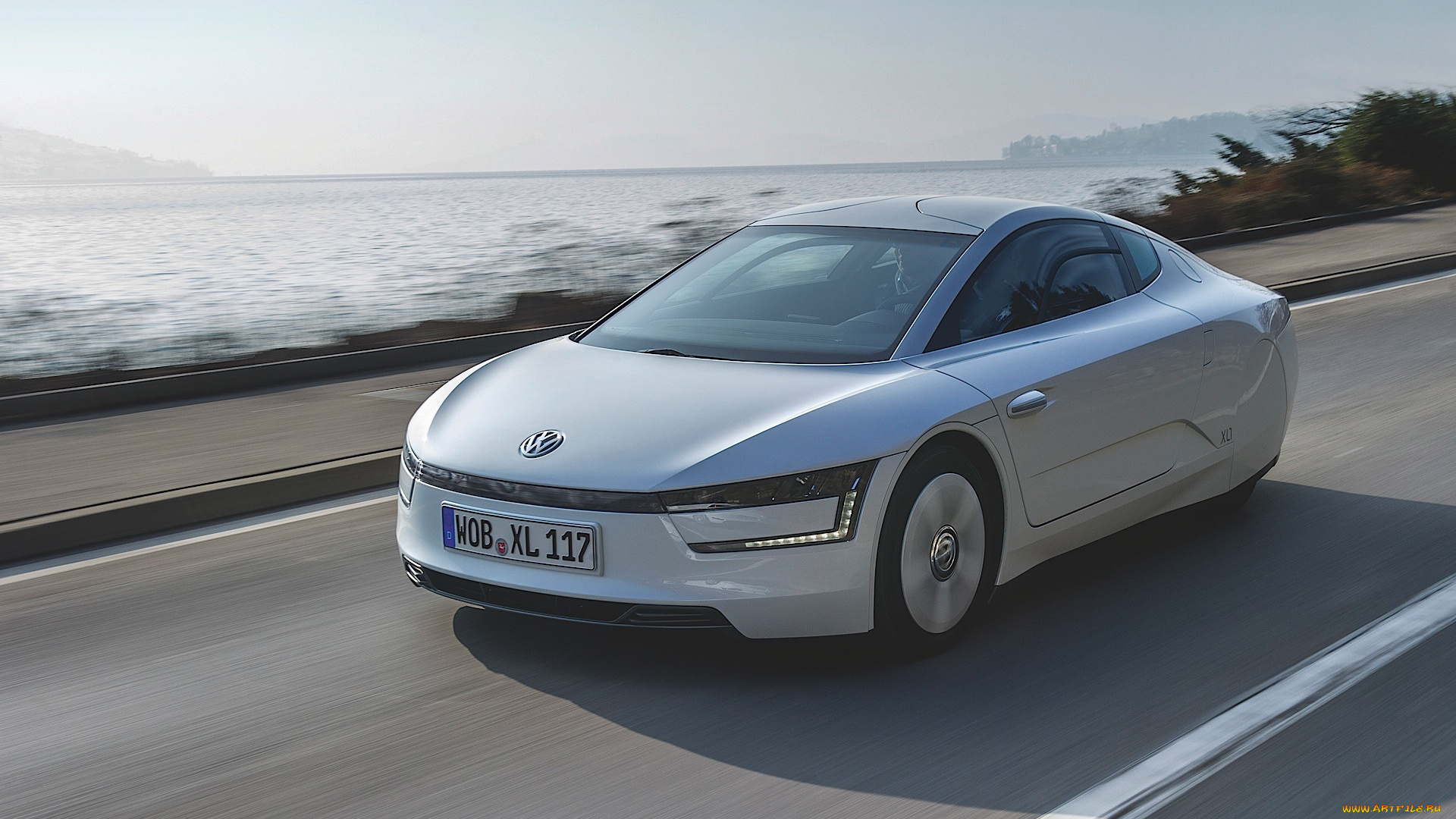 volkswagen, xl1, 2014, автомобили, volkswagen, xl1, 2014, серебристый, металлик
