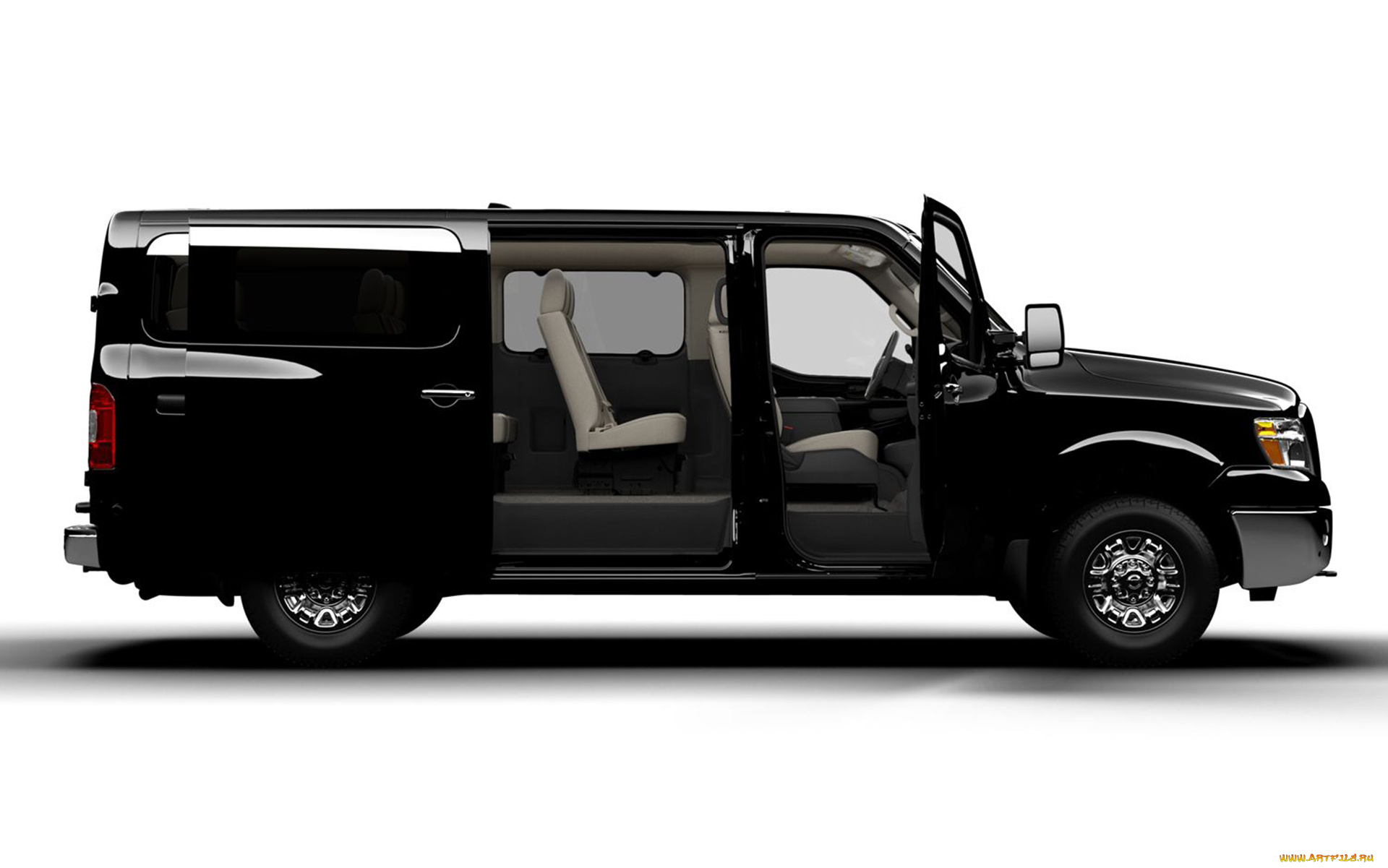 nissan, nv, 3500, 2012, автомобили, nissan, datsun, 2012, 3500, nv, чёрный