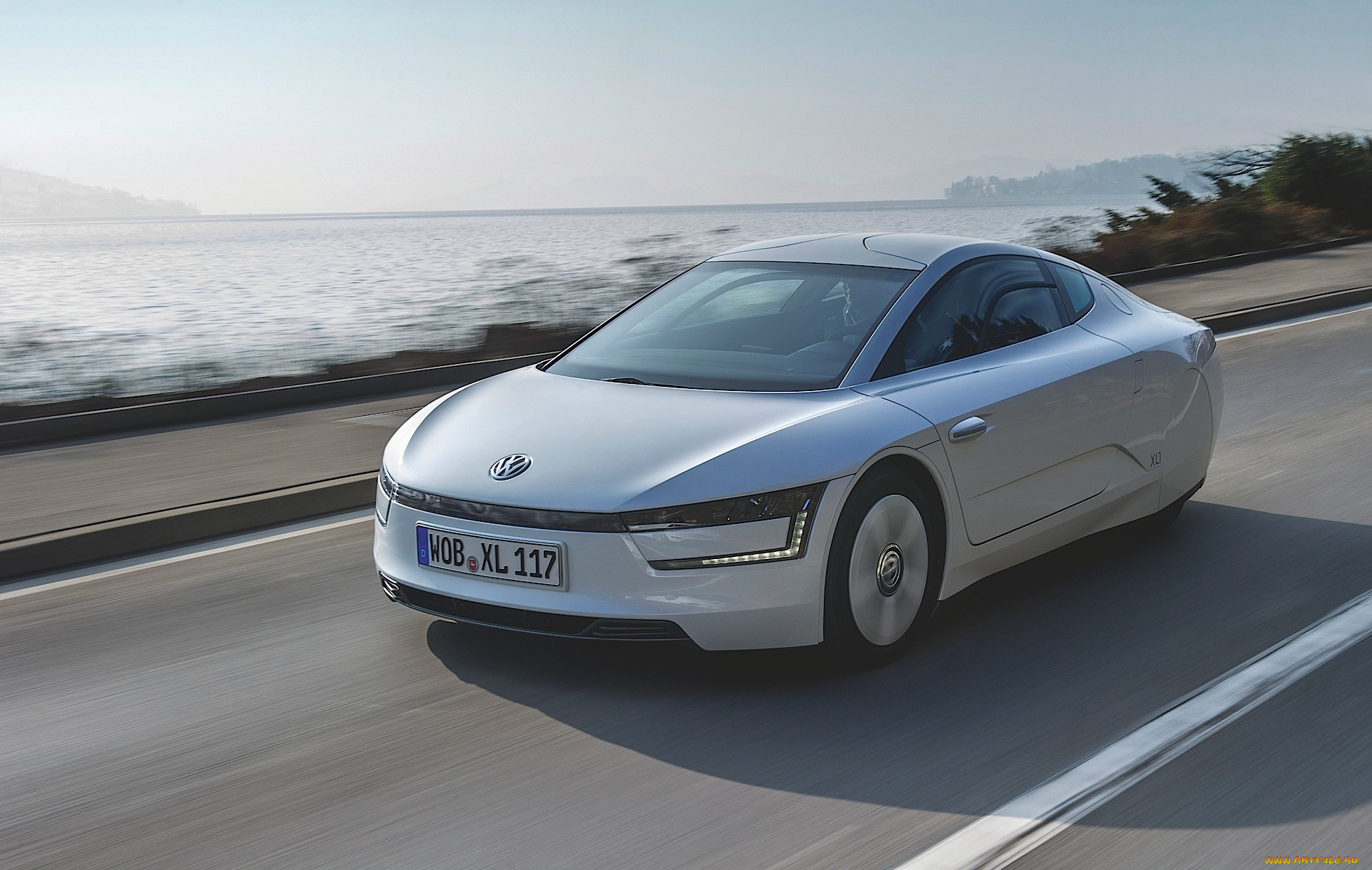volkswagen, xl1, 2014, автомобили, volkswagen, xl1, 2014, серебристый, металлик