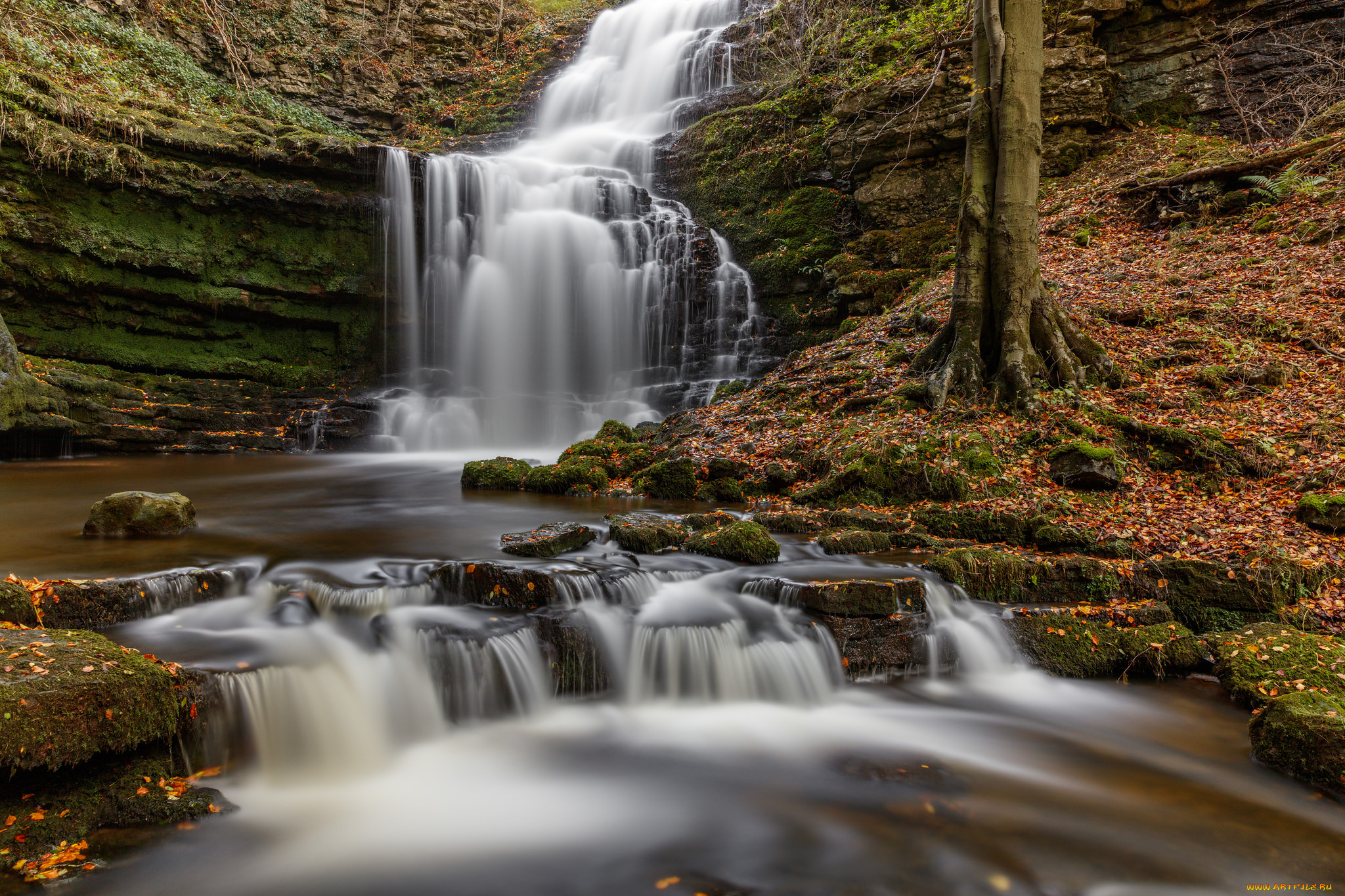 природа, водопады, простор