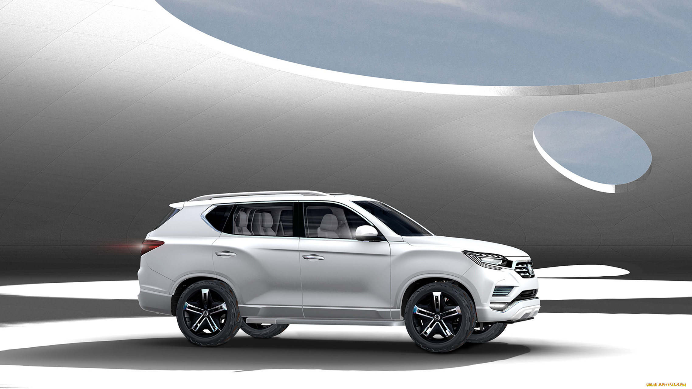 ssang, yong, liv-2, concept, 2017, автомобили, ssang, yong, ssang, yong, liv-2, concept, 2017, белый