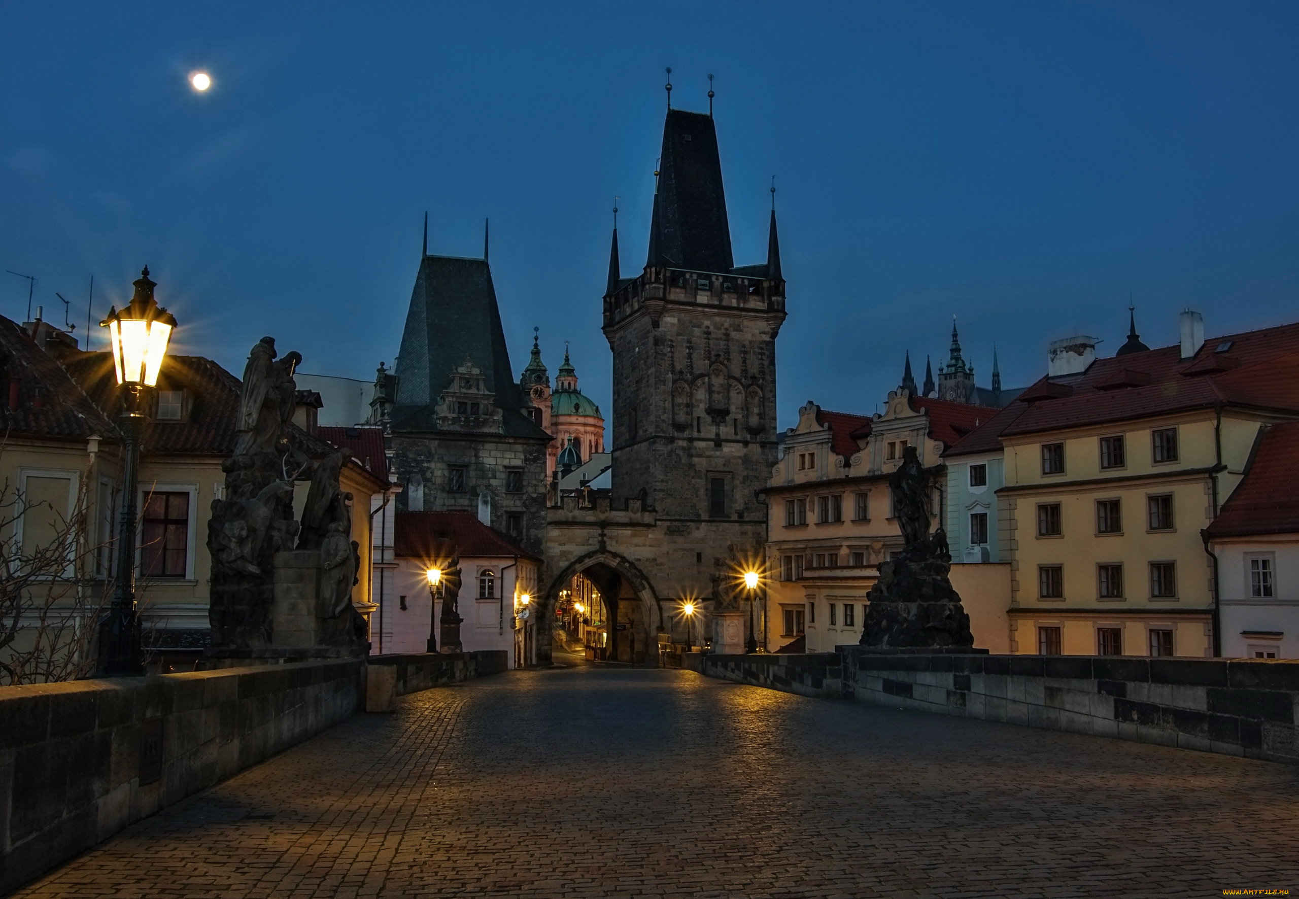 города, прага, , Чехия, charles, bridge