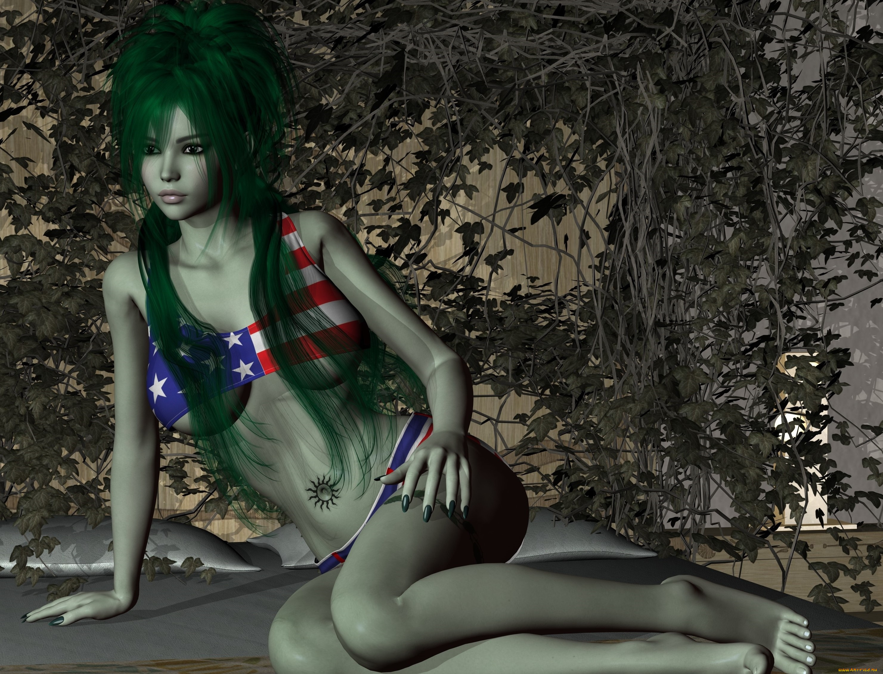 3д, графика, люди, , people, взгляд, фон, девушка