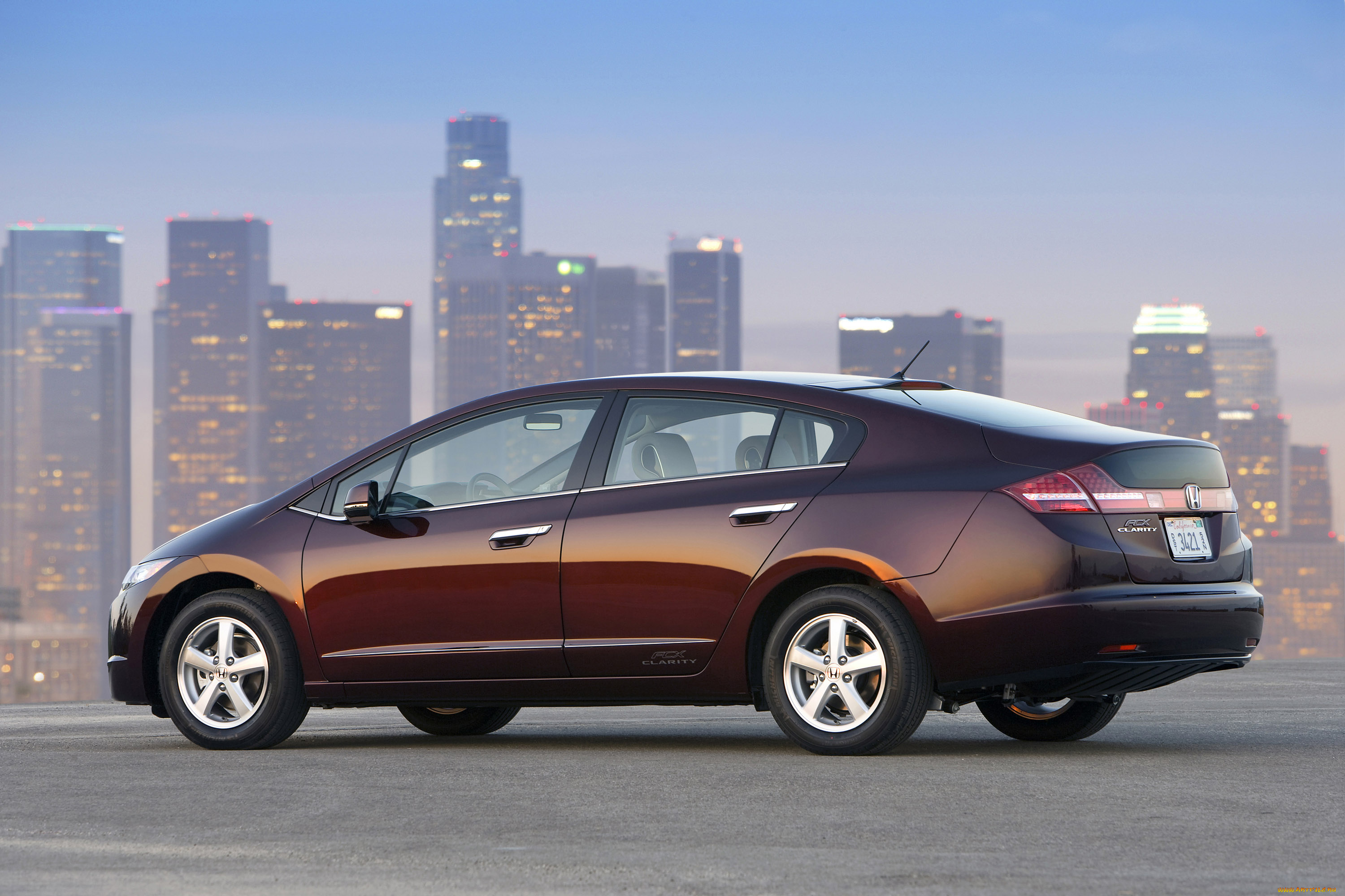 honda, fcx, clarity, 2010, автомобили, honda, 2010, fcx, clarity, бардовая, вишнёвая